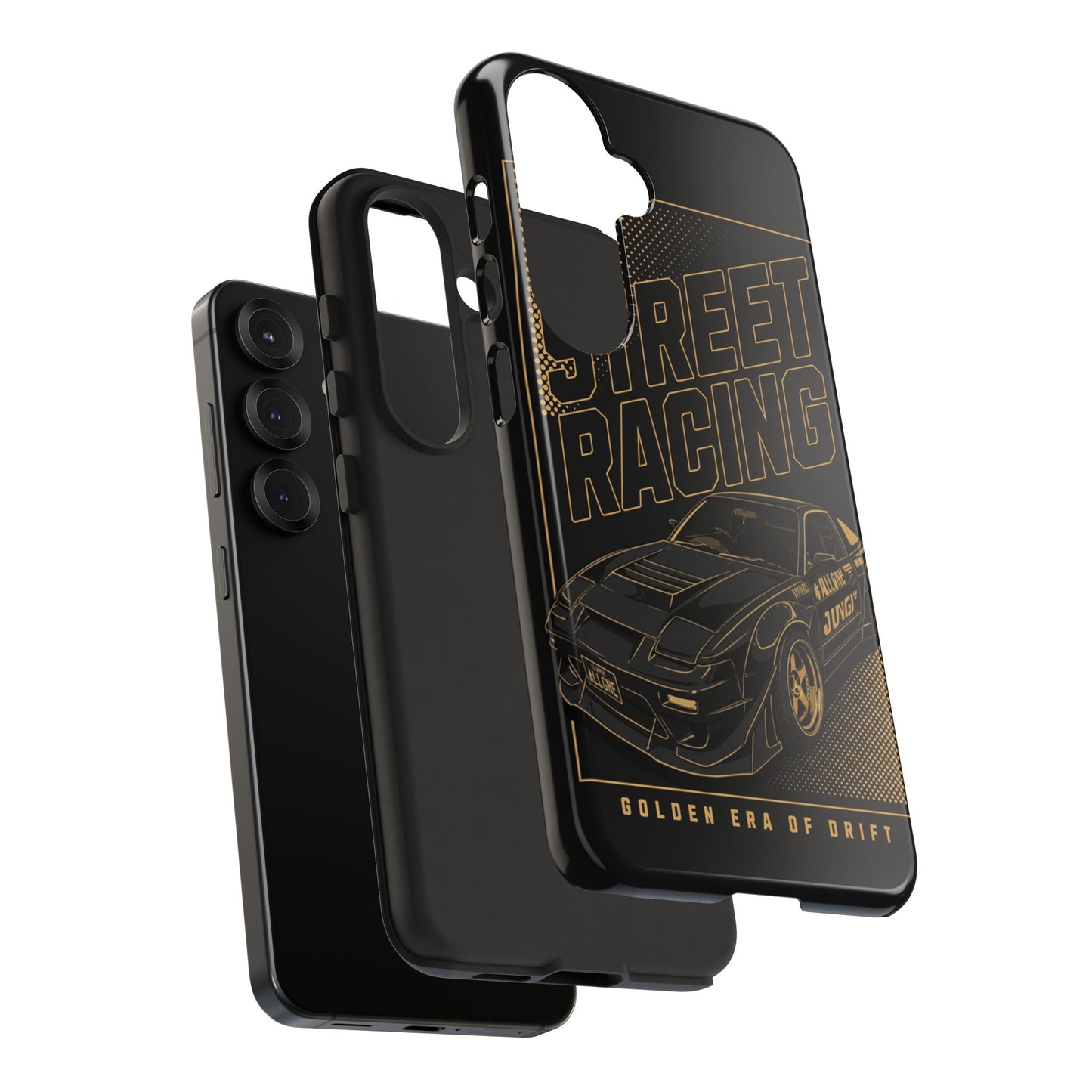 Street Racing Phone Case — Golden Era of Drift Car Protective Cover