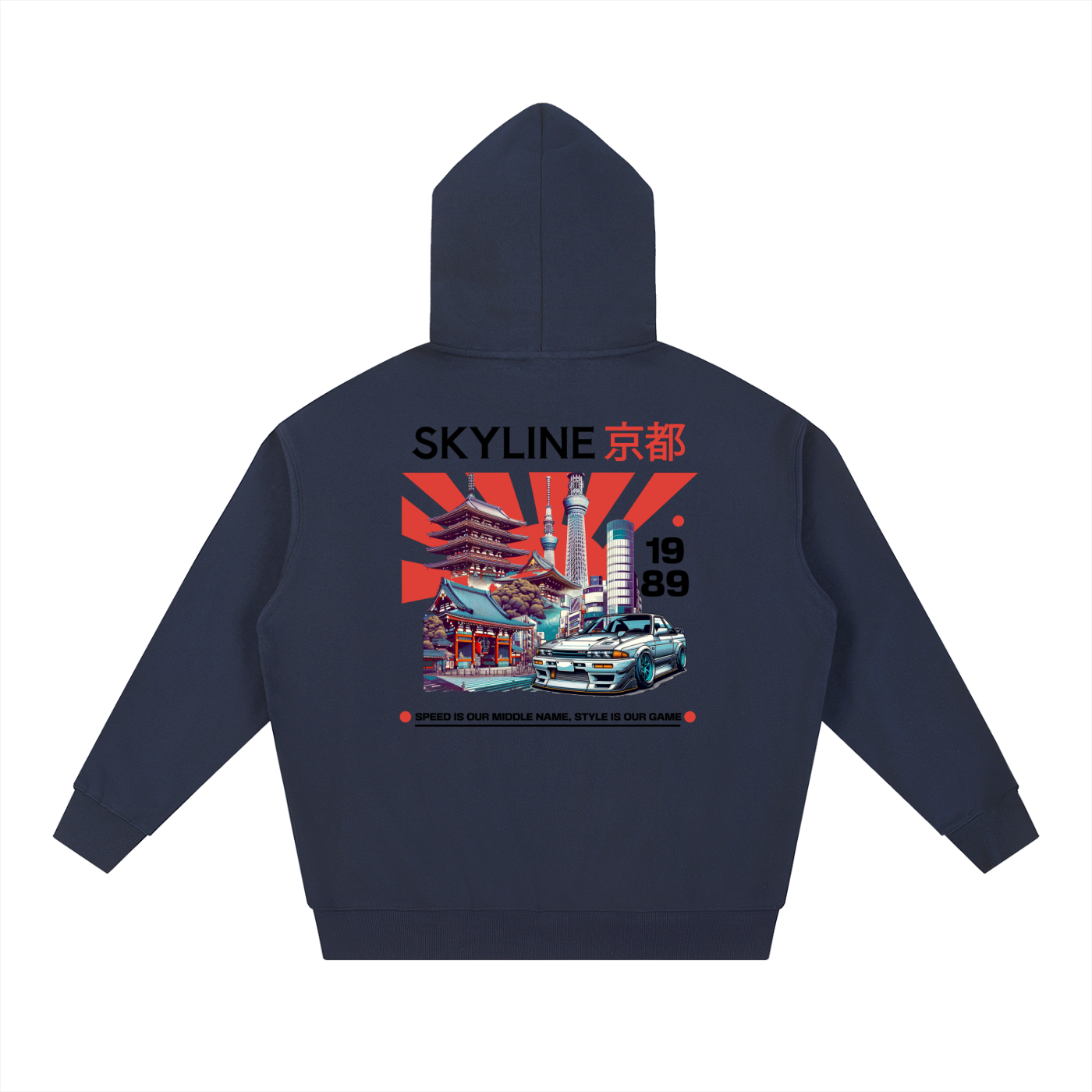 TobiBrand,Japanese,JDM,Skyline R32,Hoodie,Car Culture,Gift for him,Gift for her,GTR