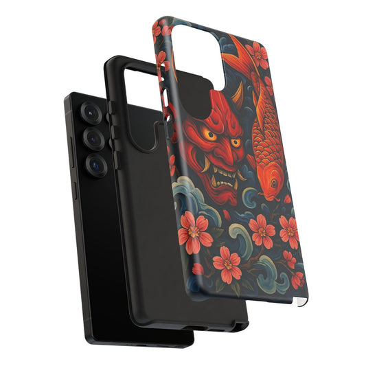 Koi & Oni Tough Phone Case — Protective Phone Cover - Eyrian
