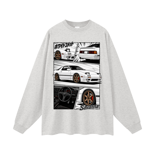 savanna,Rx7,jdm,japanese,tobibrand,gift,carculture,streetwear,longsleeve,graphicTee,anime,drift