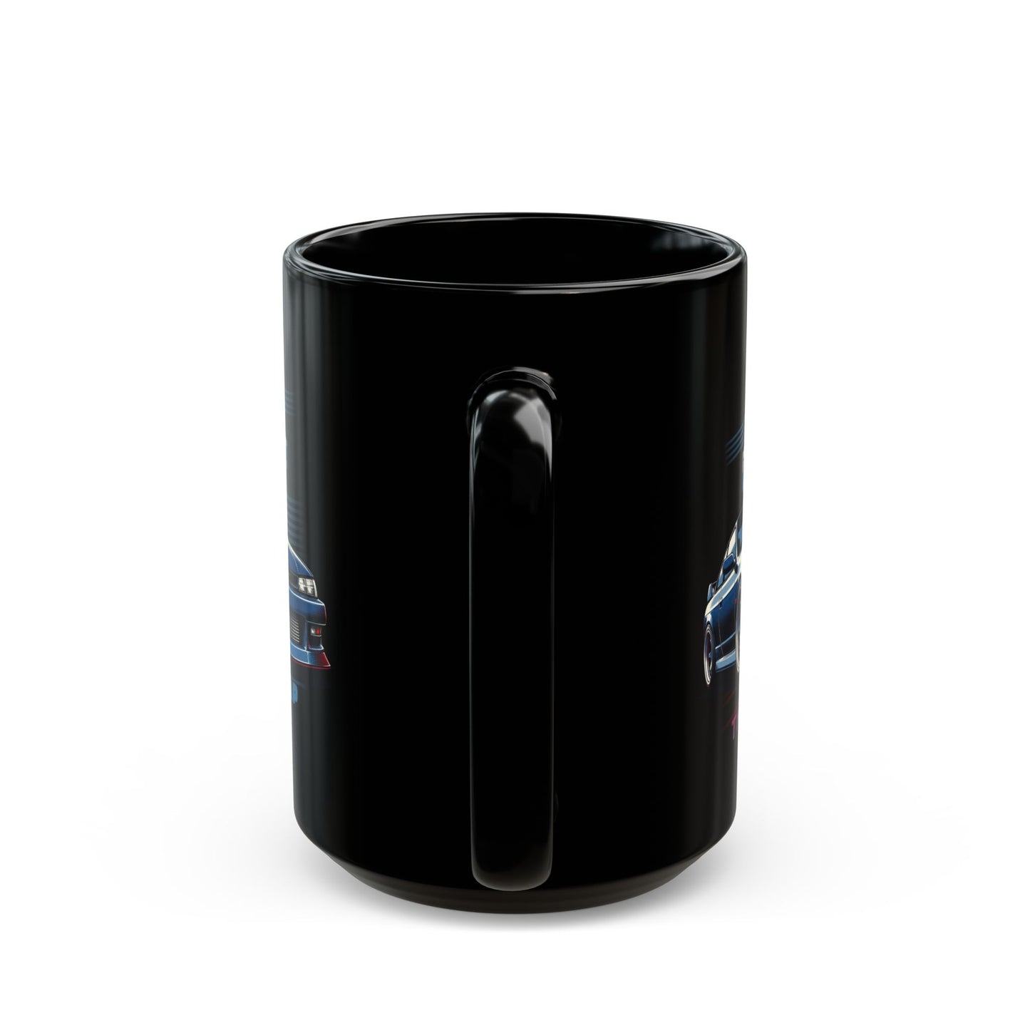 Racing Car Mug - "First Caffeinate Then We Drift" Black Coffee Cup