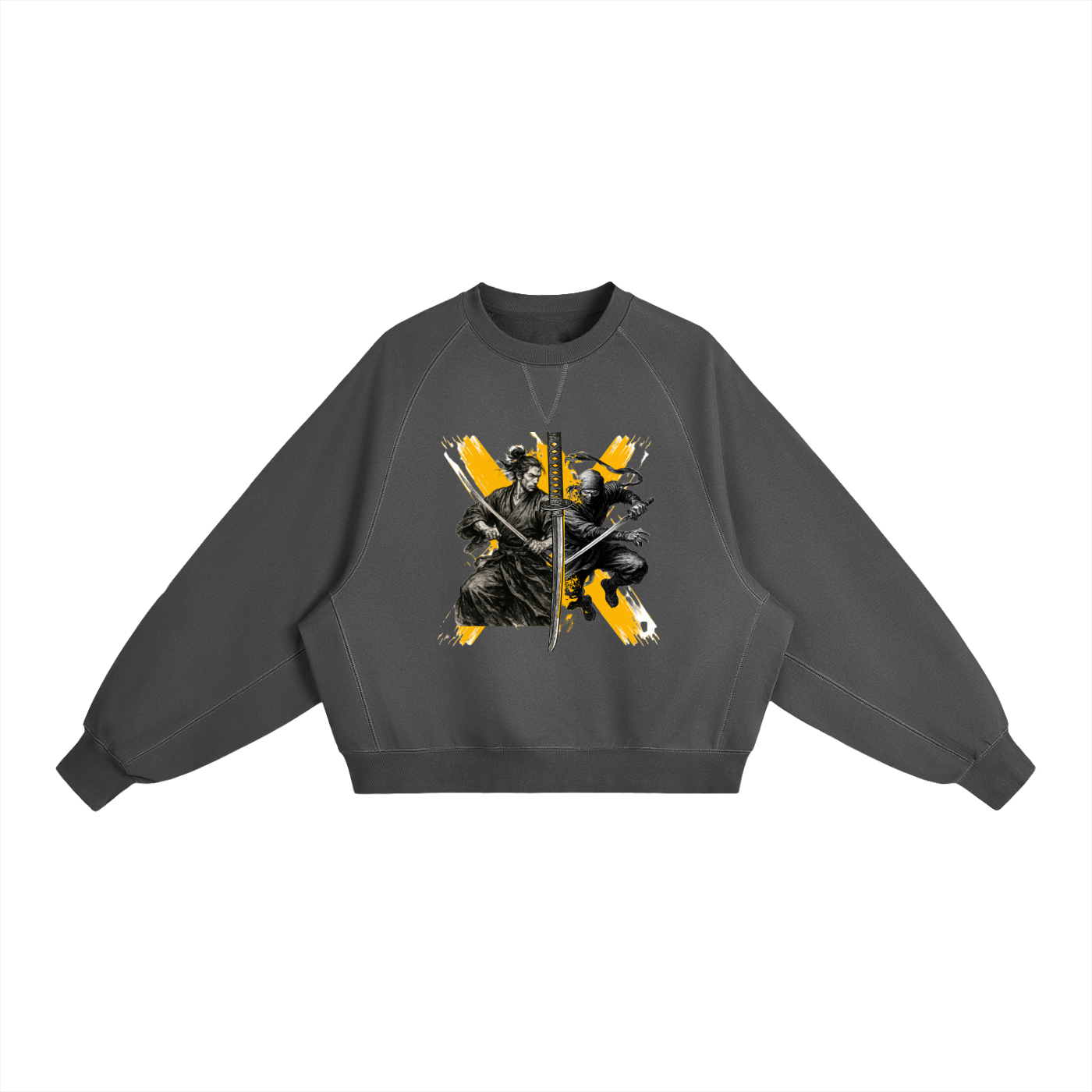 Sweater,Ninja,Samurai,Ninja vs Samurai,Graphic Design,Japanese,TobiBrand,Japanese Culture,Gift For Him,Gift For Her