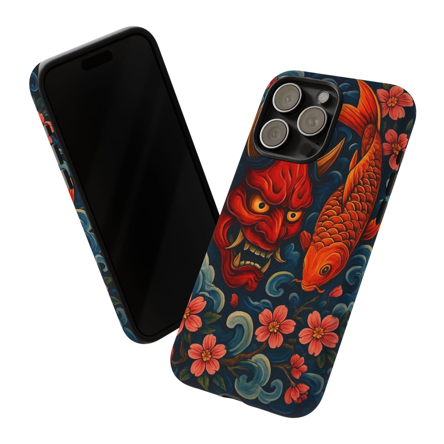 Koi & Oni Tough Phone Case — Protective Phone Cover - Eyrian