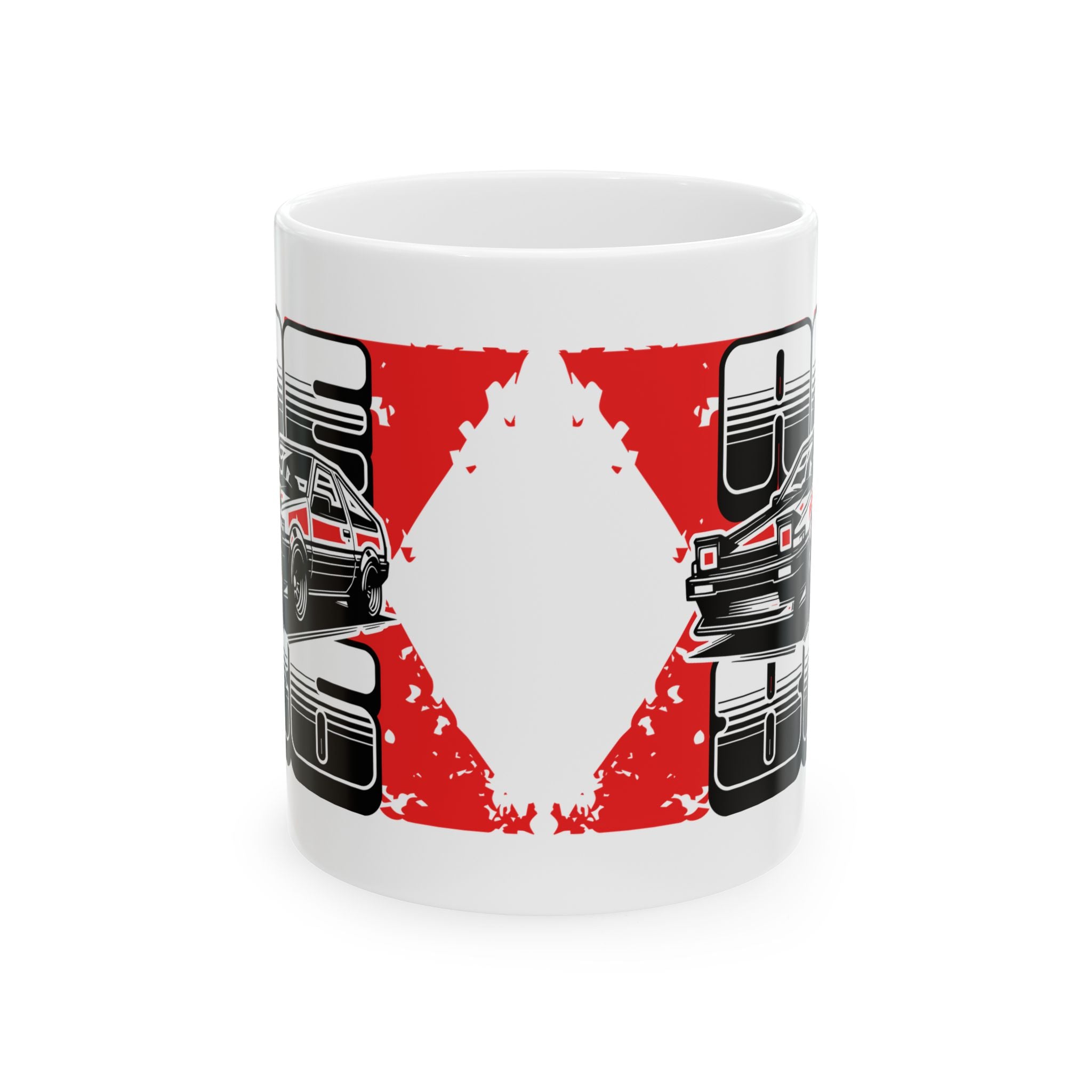 AE86 Drift Car Ceramic Mug — Retro JDM Racing Coffee Cup (11oz/15oz)