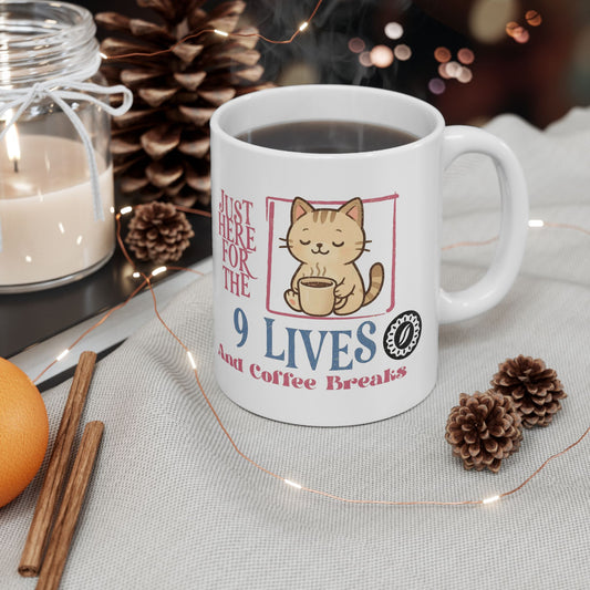 Cat Lover's Ceramic Mug - Eyrian