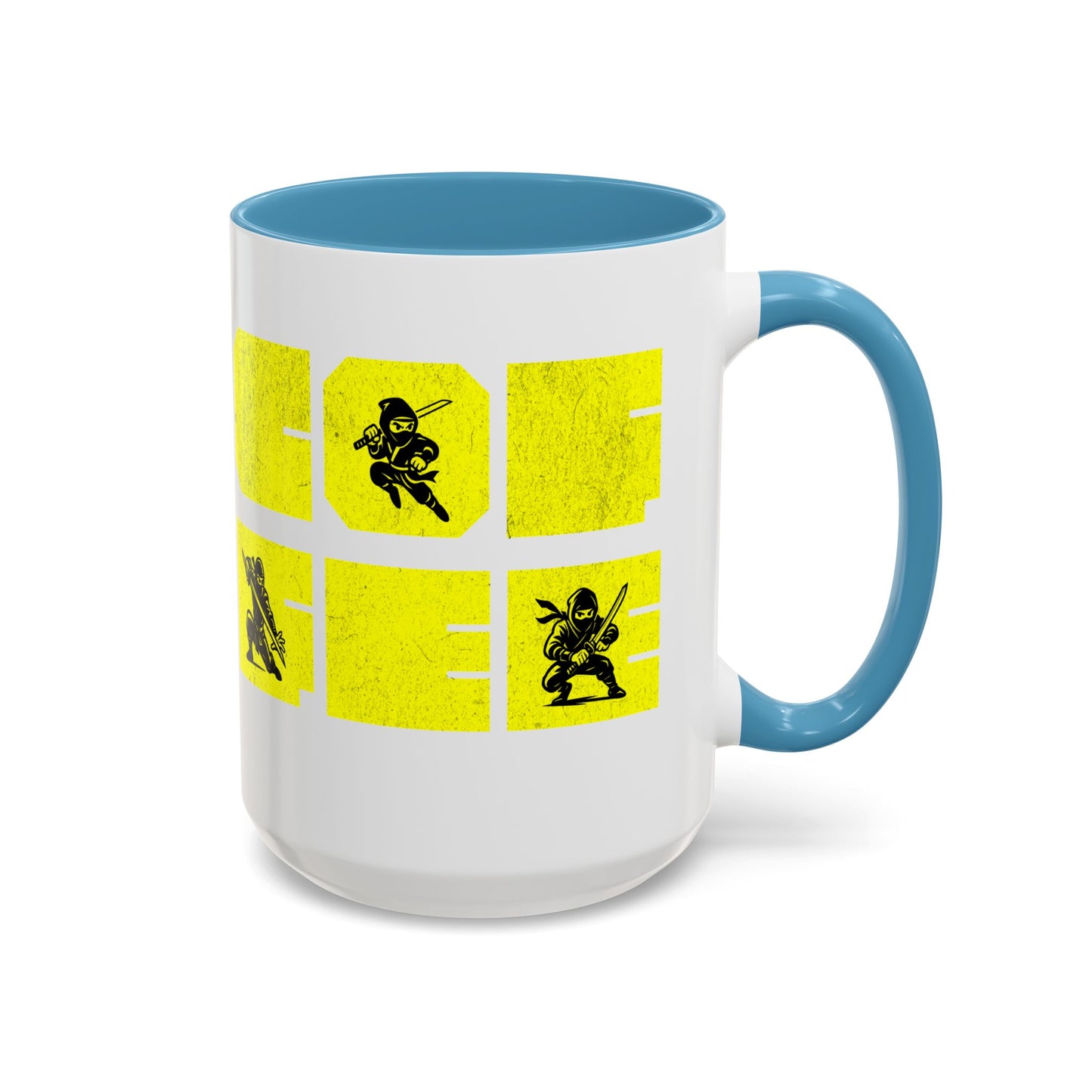 Coffee Mug - Ninja Action 11 & 15oz Cups for Fans - Eyrian