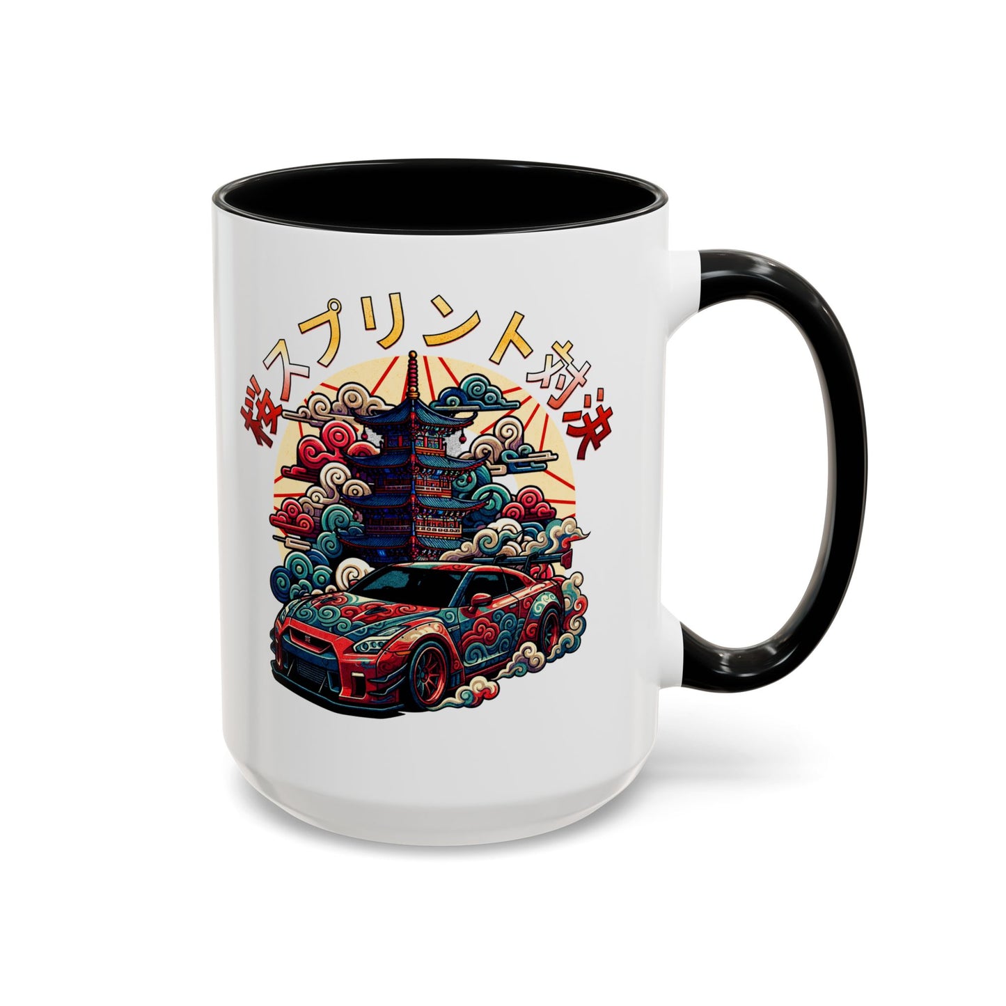 Japanese Drift Car Coffee Mug — JDM GTR Design (11/15oz)