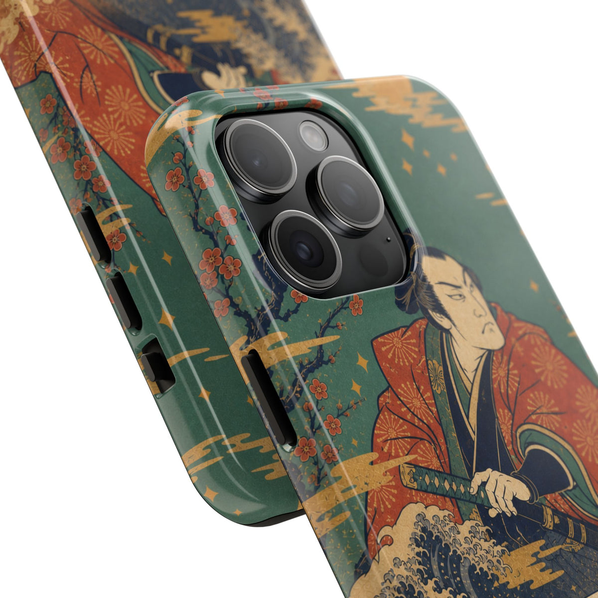 Samurai & GT-R Tough Phone Case — Japanese Wave Art Phone Case - TobiBrand