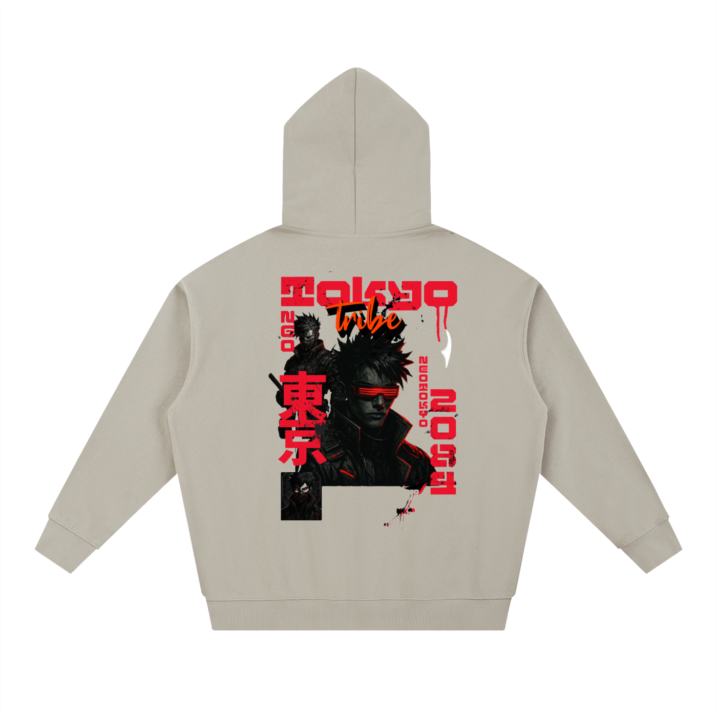 Hoodie,Japanese,neo Japan,Cyberpunk,Anime,Tobi,Clothing