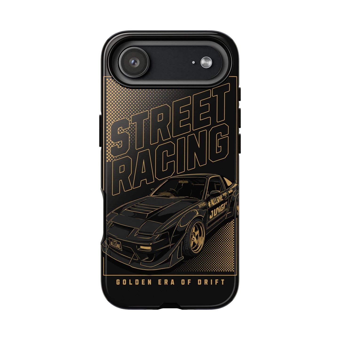 Street Racing Phone Case — Golden Era of Drift Car Protective Cover