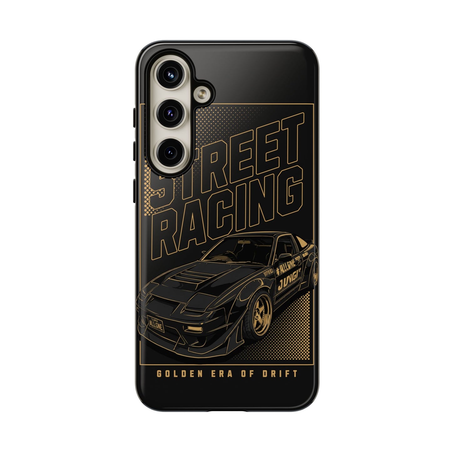 Street Racing Phone Case — Golden Era of Drift Car Protective Cover