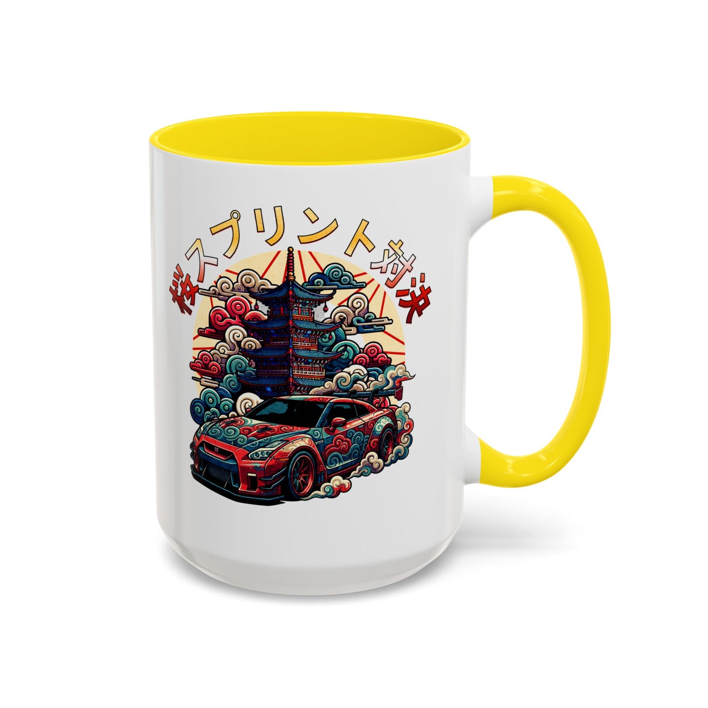 Japanese Drift Car Coffee Mug — JDM GTR Design (11/15oz)