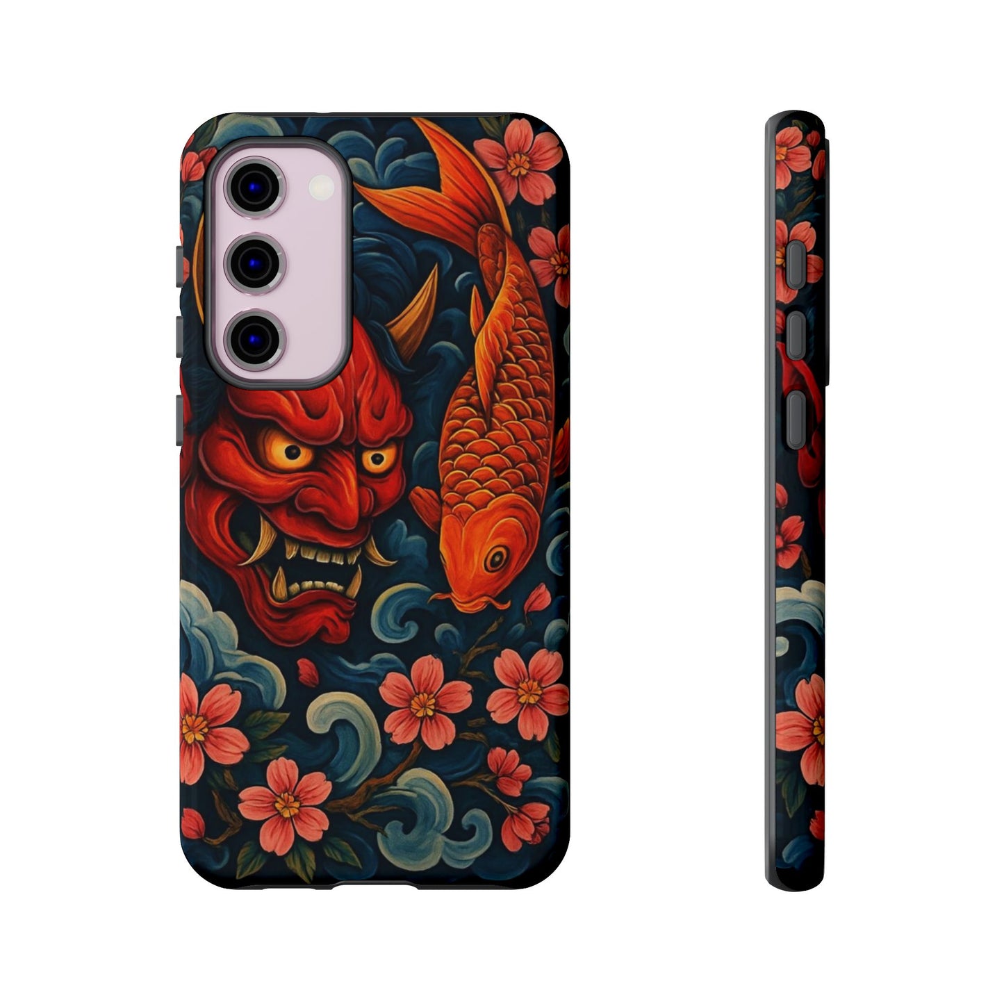 Koi & Oni Tough Phone Case — Protective Phone Cover - Eyrian