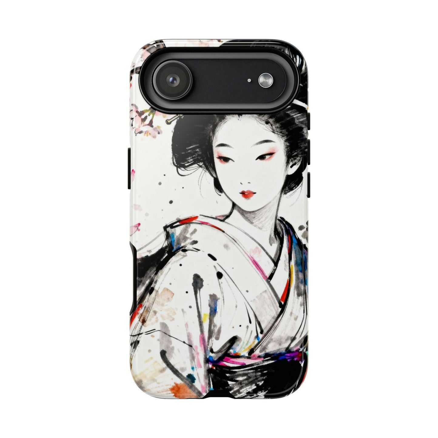 Geisha Ink Art Phone Case — Protective Tough Cases - Eyrian