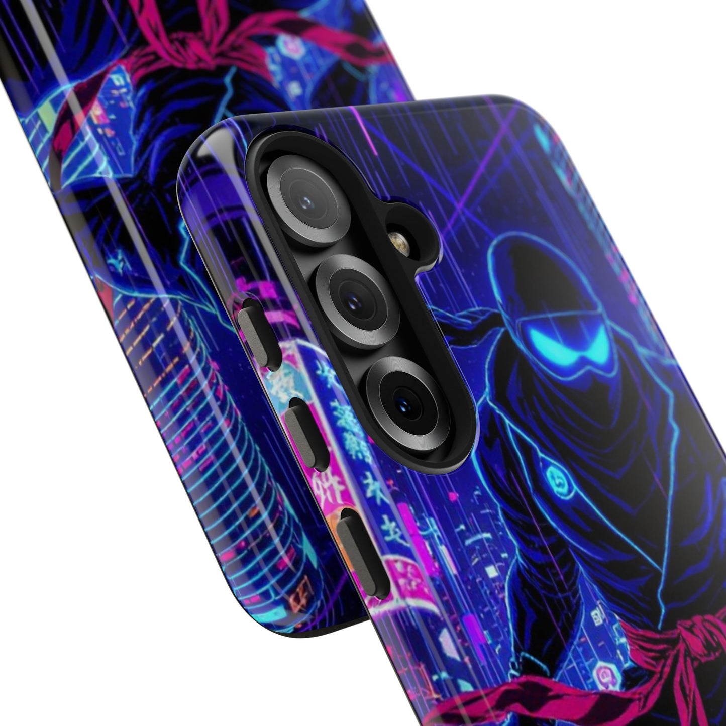 Neon Ninja Tough Phone Case — Cyberpunk Protective iPhone Cover - Eyrian