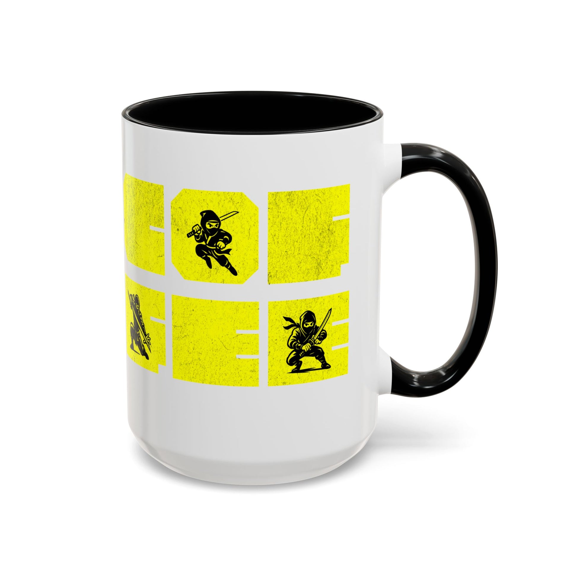 Coffee Mug - Ninja Action 11 & 15oz Cups for Fans - Eyrian