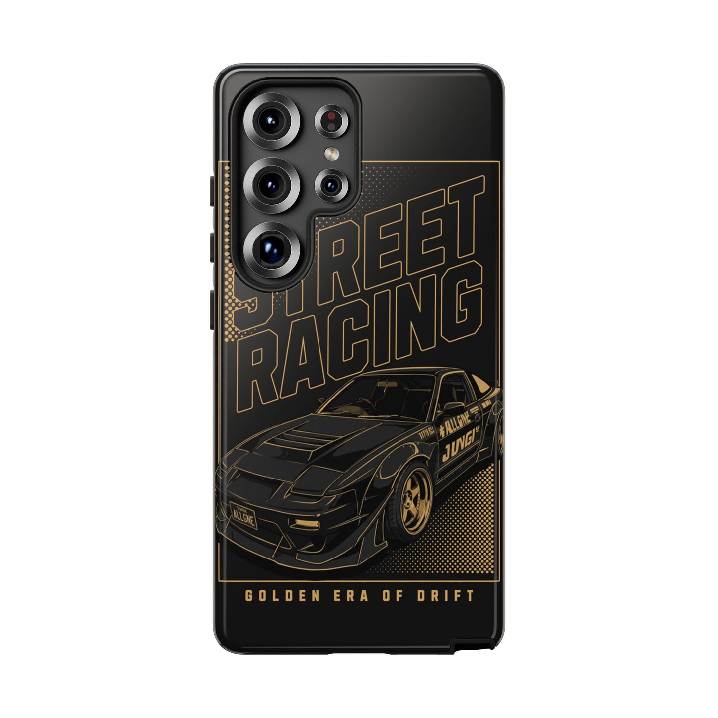 Street Racing Phone Case — Golden Era of Drift Car Protective Cover