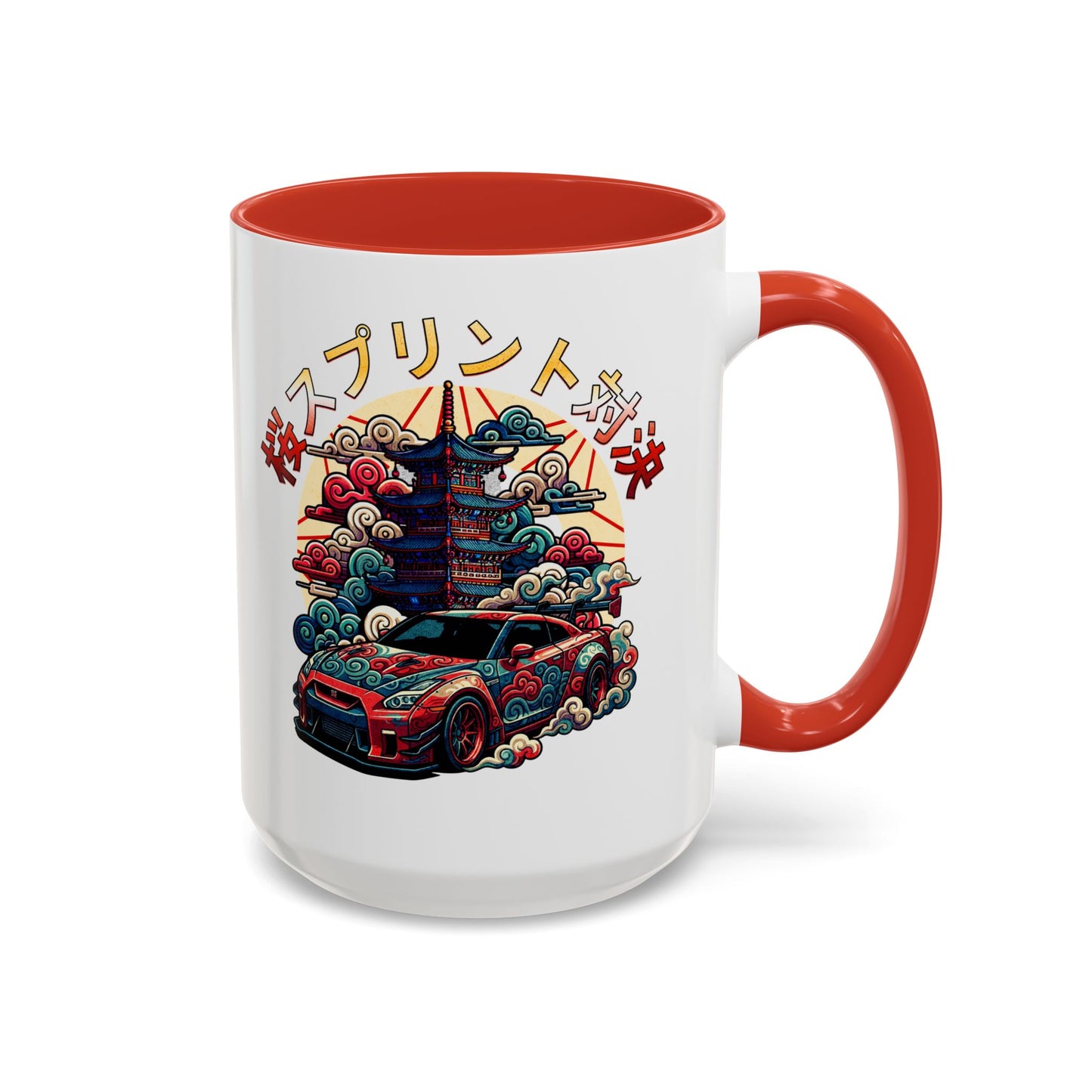Japanese Drift Car Coffee Mug — JDM GTR Design (11/15oz)