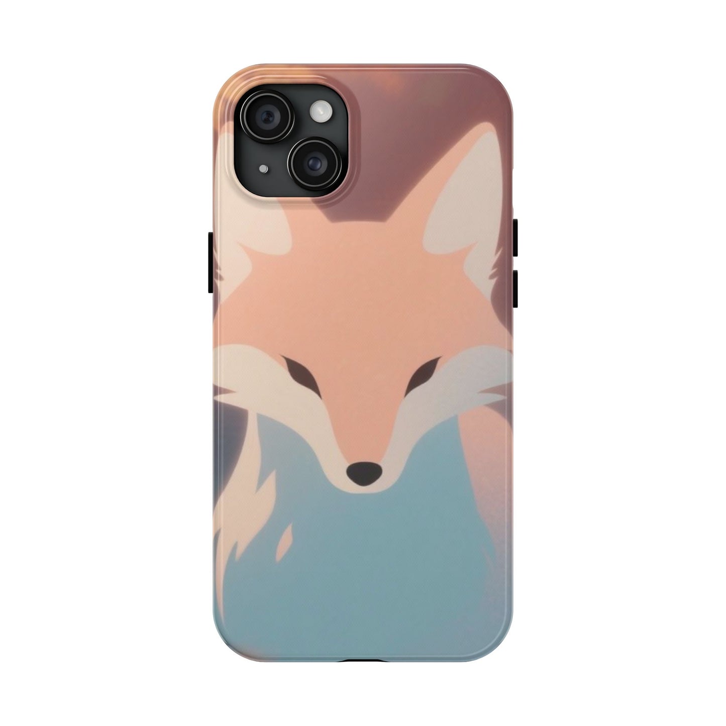 Fox Spirit Tough Phone Case — Cute Pastel Fox Protective Phone Cover - Eyrian