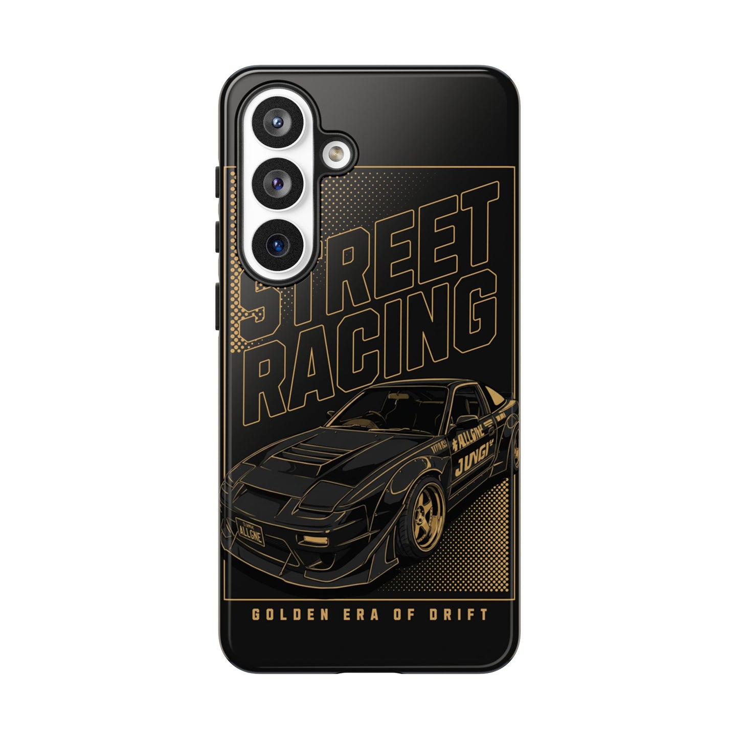 Street Racing Phone Case — Golden Era of Drift Car Protective Cover