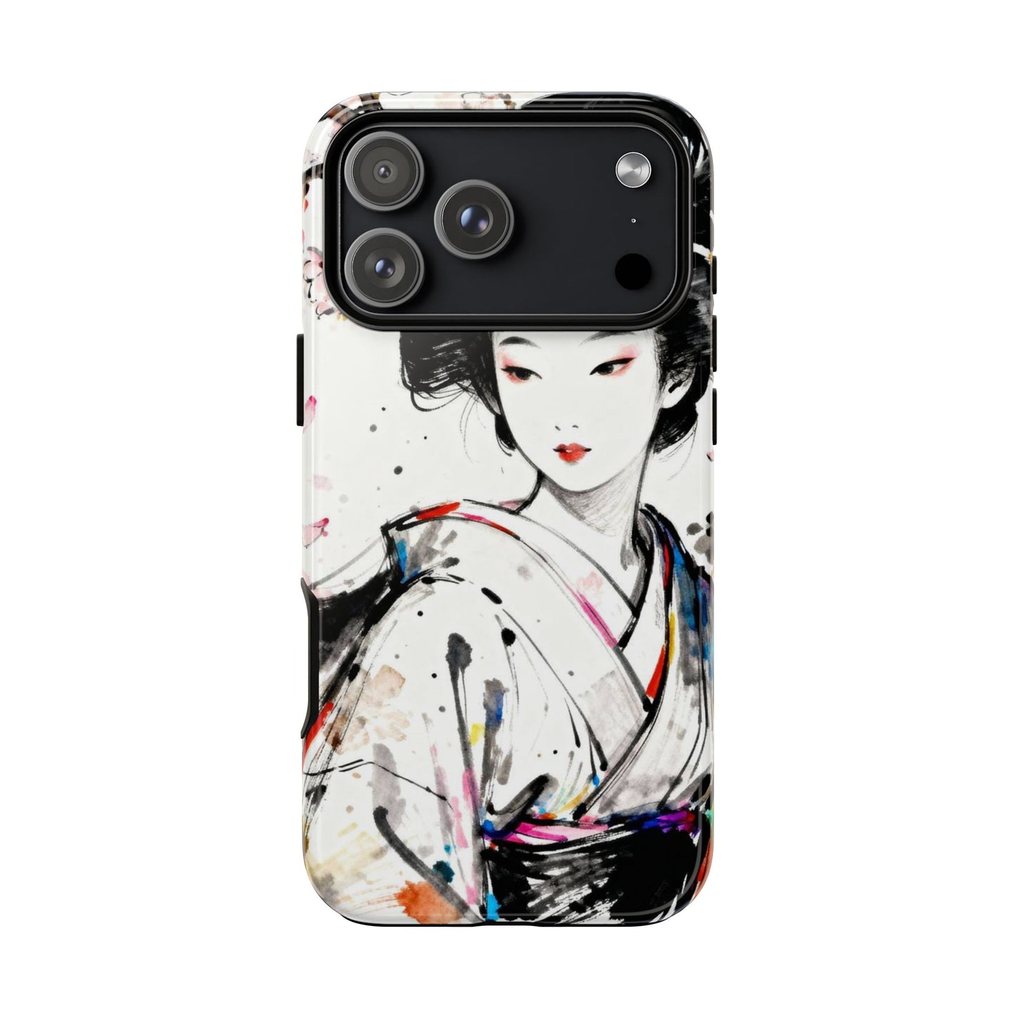 Geisha Ink Art Phone Case — Protective Tough Cases - Eyrian