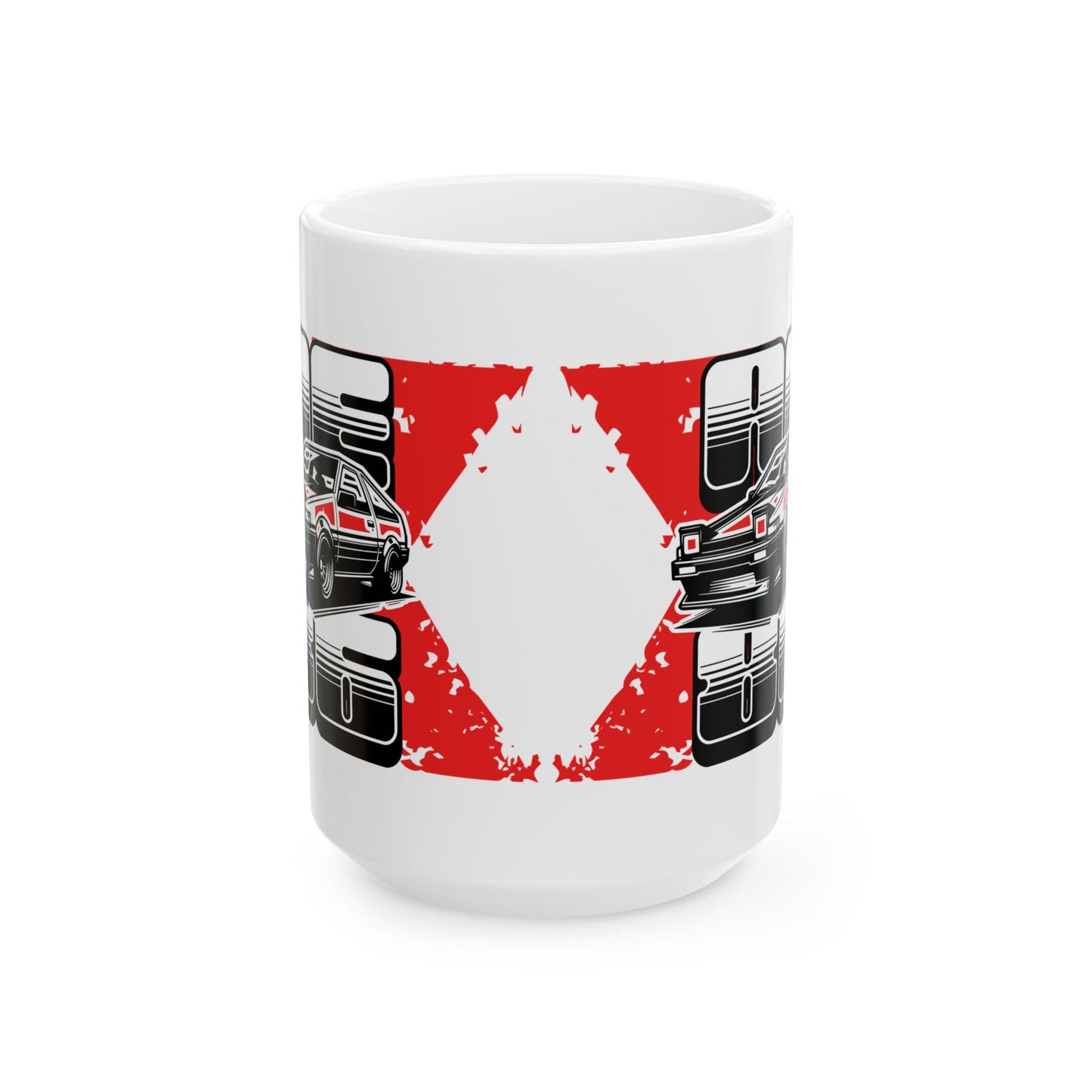 AE86 Drift Car Ceramic Mug — Retro JDM Racing Coffee Cup (11oz/15oz) - TobiBrand