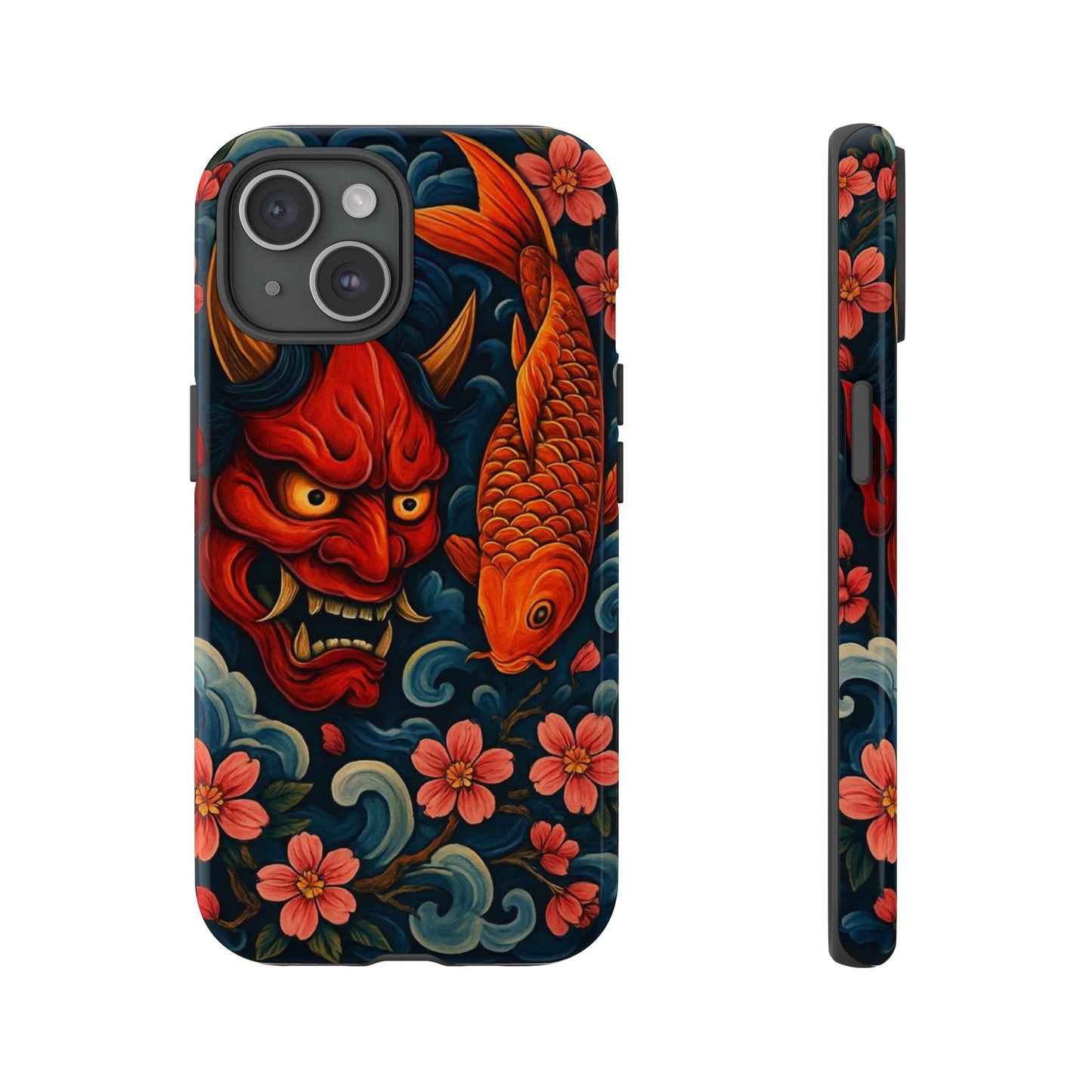 Koi & Oni Tough Phone Case — Protective Phone Cover - Eyrian