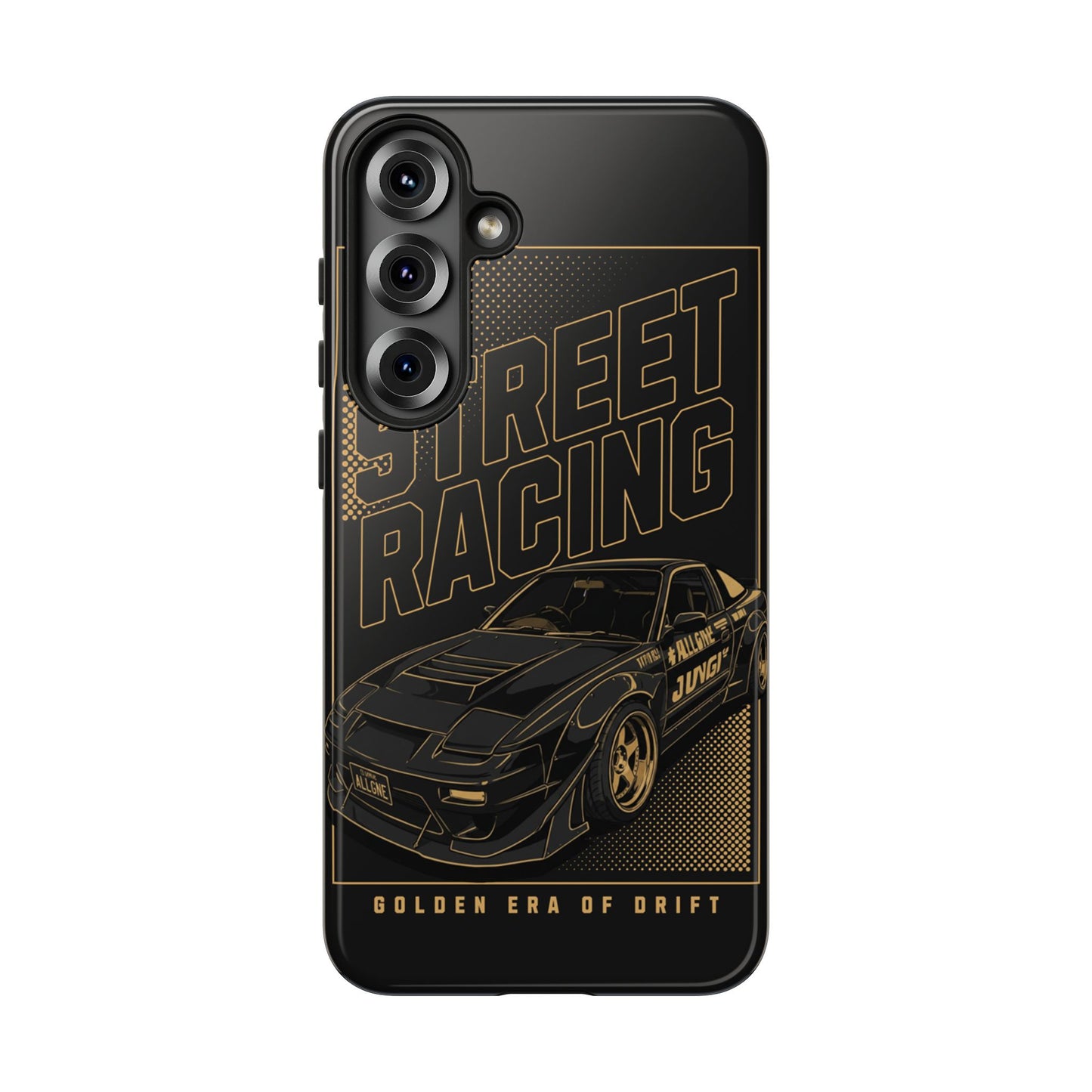Street Racing Phone Case — Golden Era of Drift Car Protective Cover