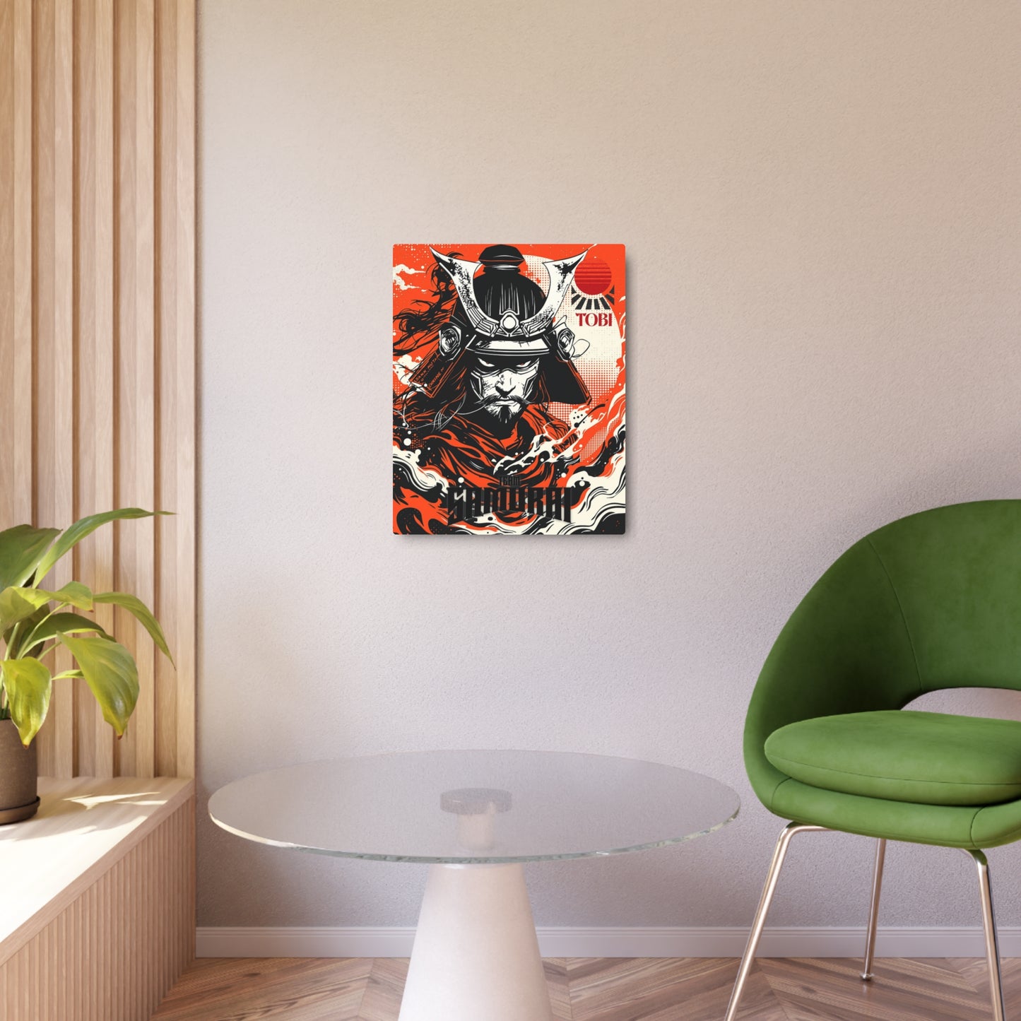 Team Samurai Metal Art Sign — Wall Decor - Eyrian