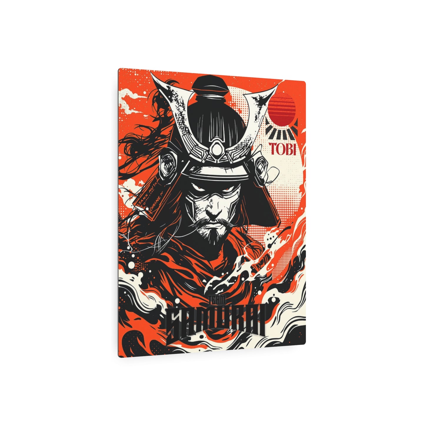 Team Samurai Metal Art Sign — Wall Decor - Eyrian