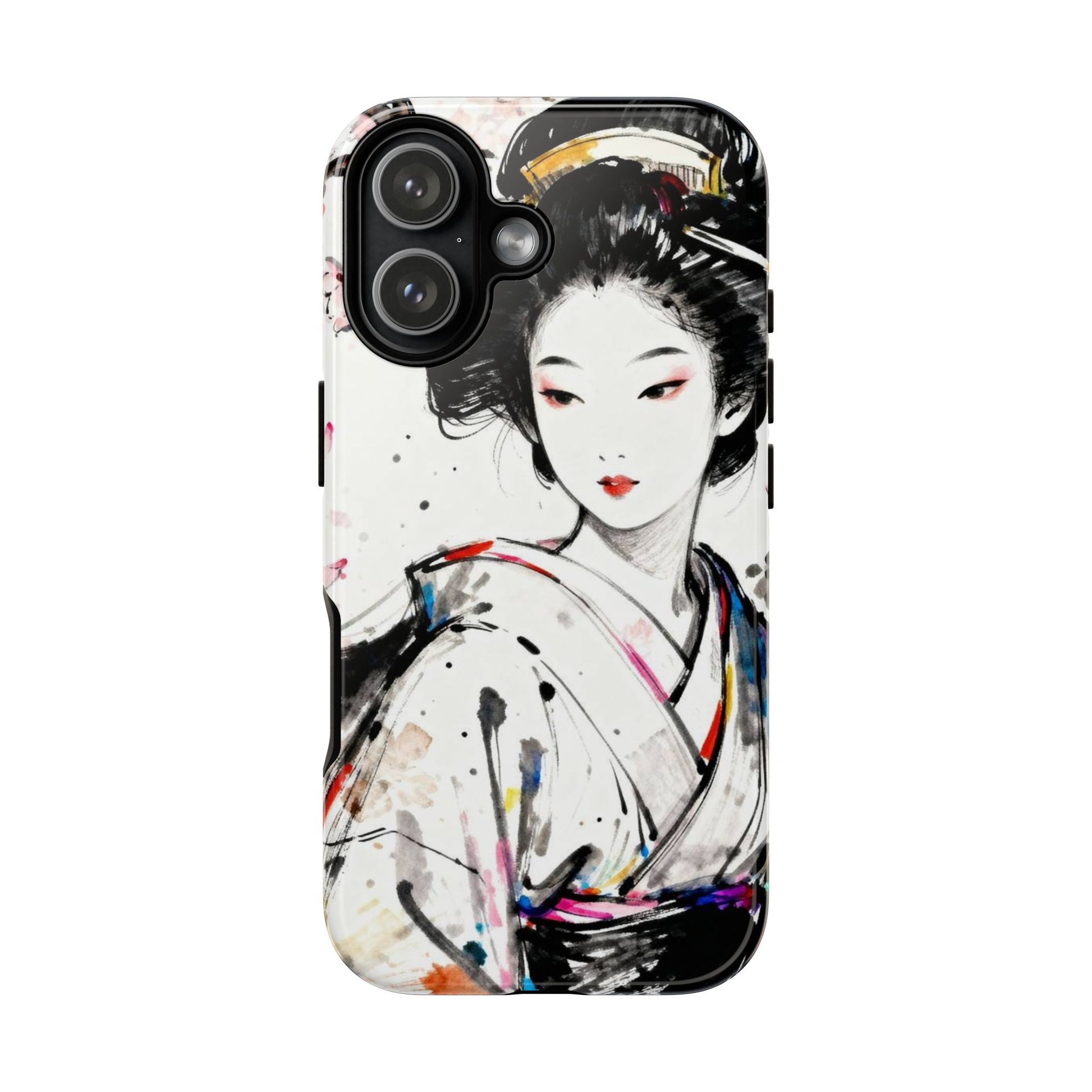 Geisha Ink Art Phone Case — Protective Tough Cases - Eyrian