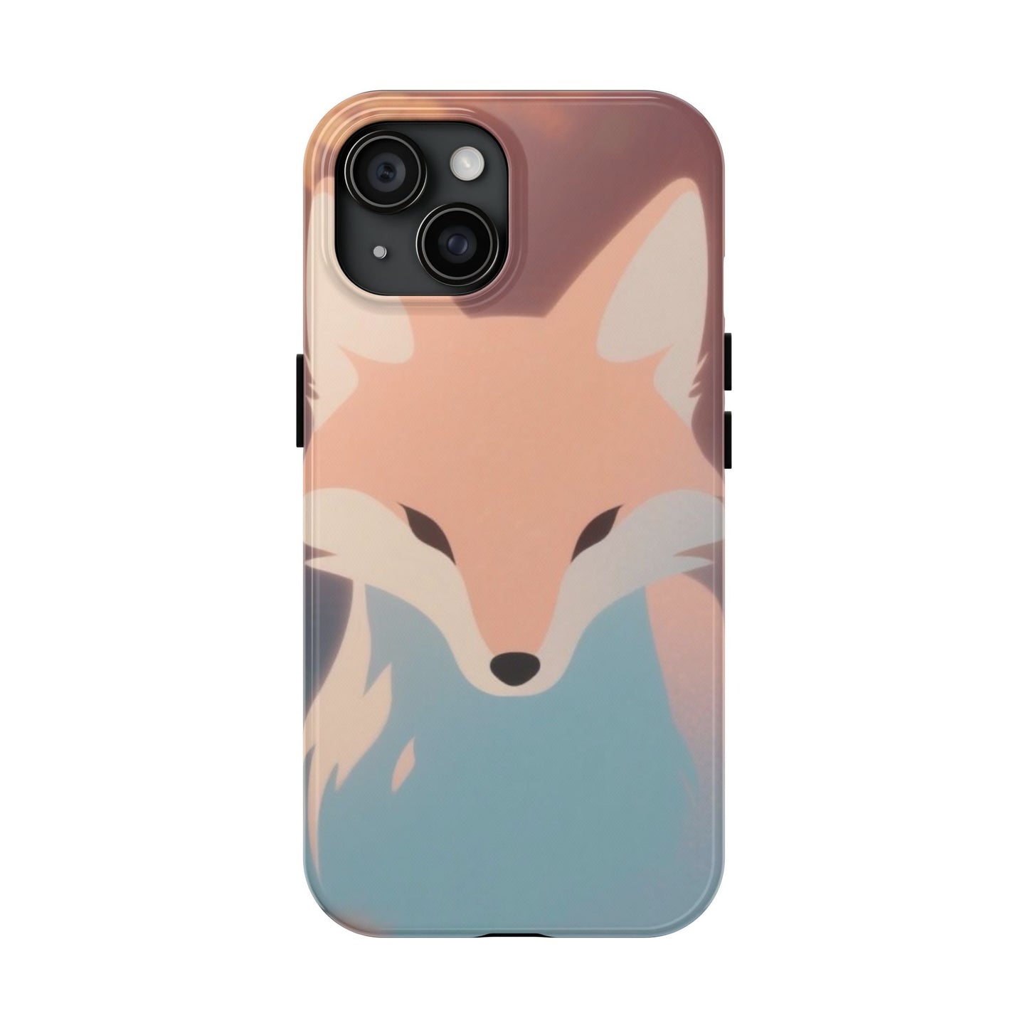 Fox Spirit Tough Phone Case — Cute Pastel Fox Protective Phone Cover - Eyrian
