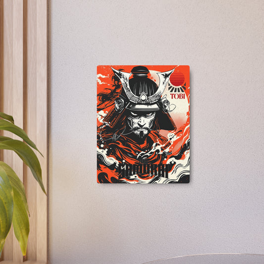 Team Samurai Metal Art Sign — Wall Decor - Eyrian