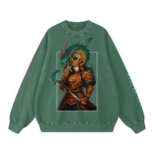 Sweater,TobiBrand,Fantasy Art,Anime Art,Samurai,Dragon Clan ,Japan,Japanese Culture,Dragon Design