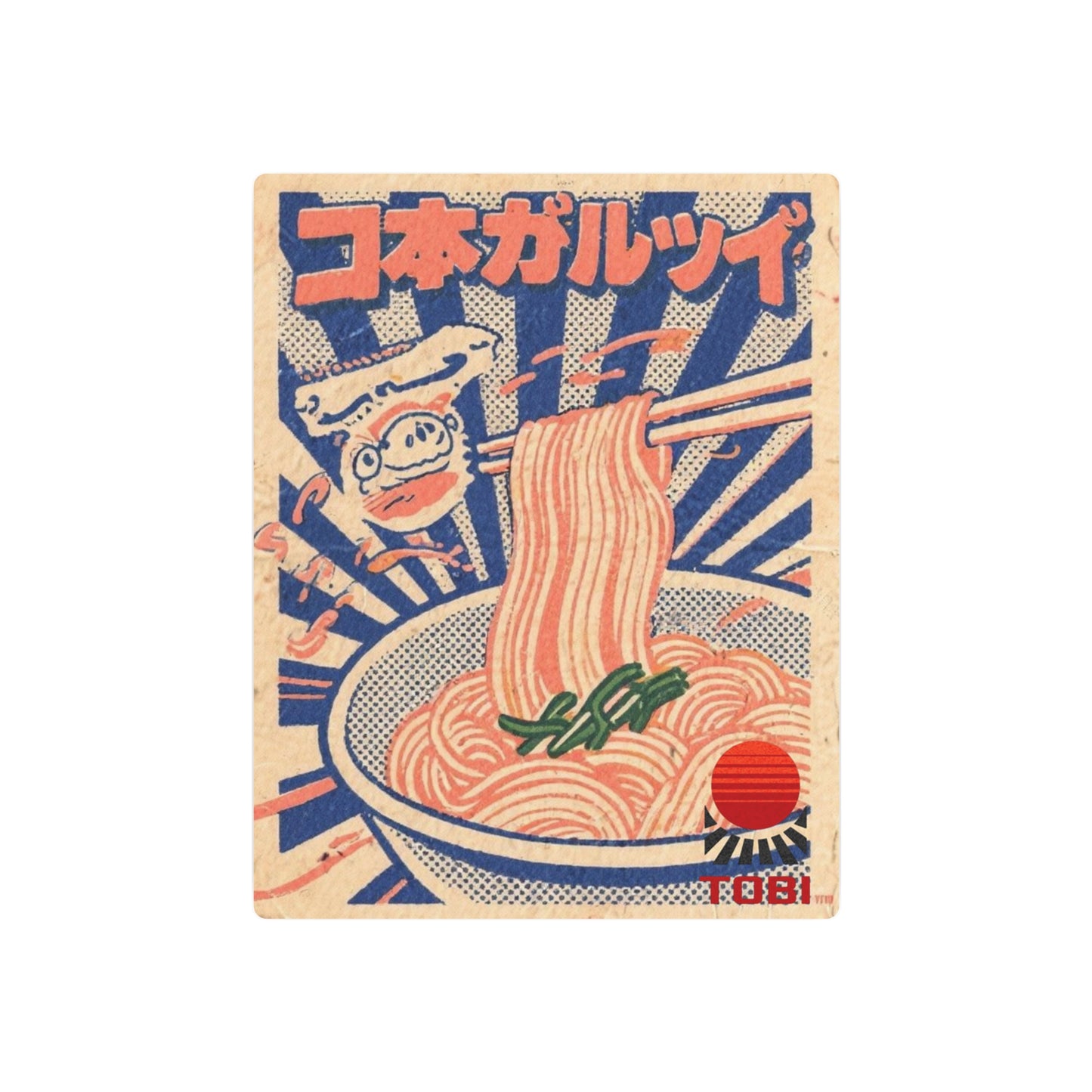 Metal Art Sign — Retro Ramen Japanese Poster Wall Décor - Eyrian