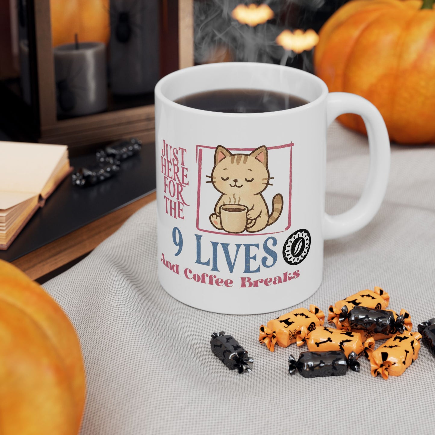 Cat Lover's Ceramic Mug - Eyrian