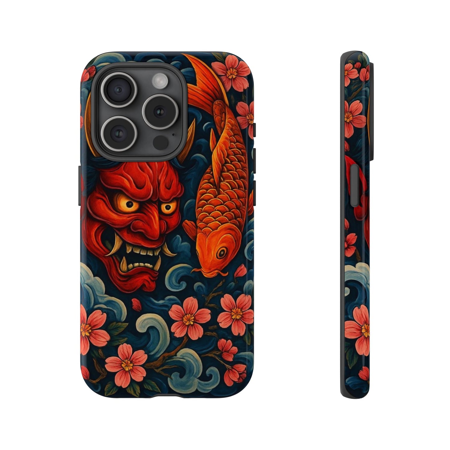 Koi & Oni Tough Phone Case — Protective Phone Cover - Eyrian