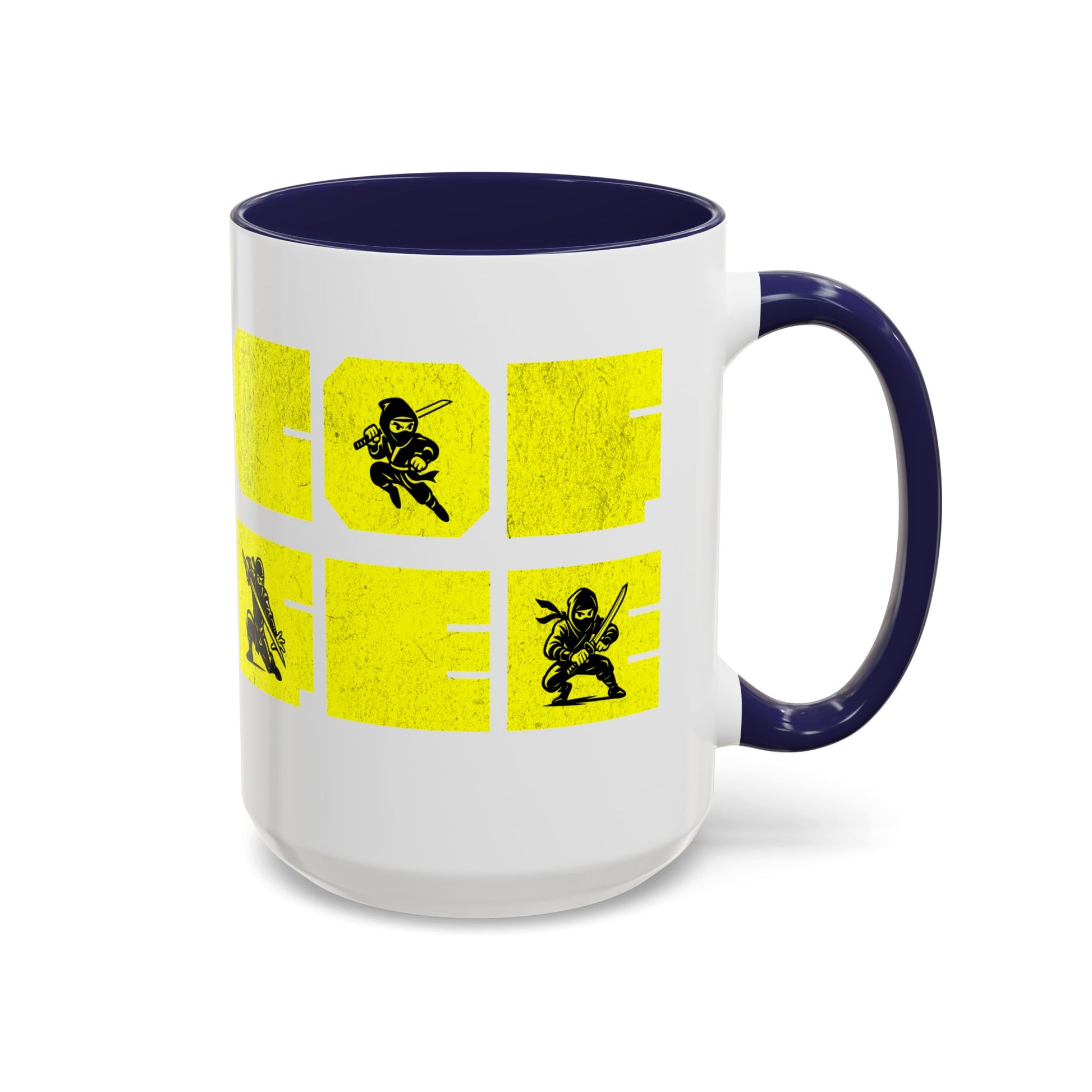 Coffee Mug - Ninja Action 11 & 15oz Cups for Fans - Eyrian