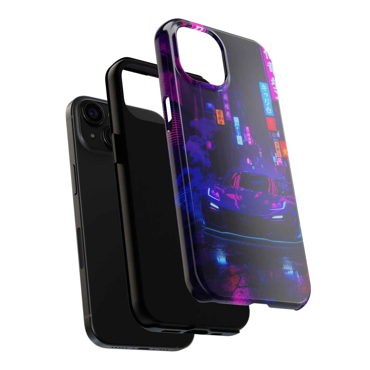 Cyberpunk Sports Car - Tough Phone Case - TobiBrand