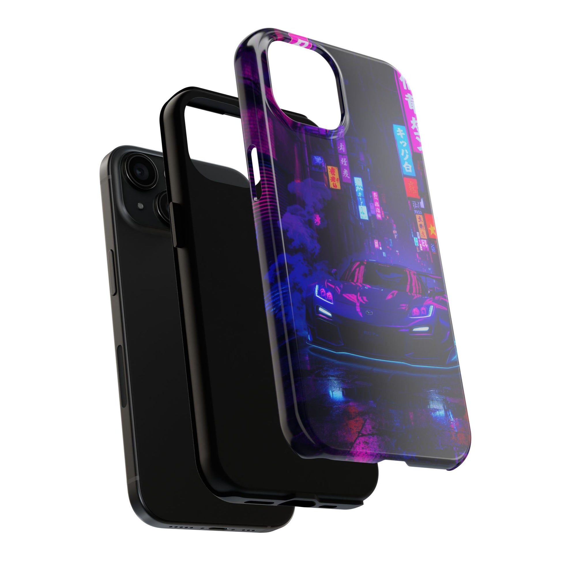 Cyberpunk Sports Car - Tough Phone Case - TobiBrand
