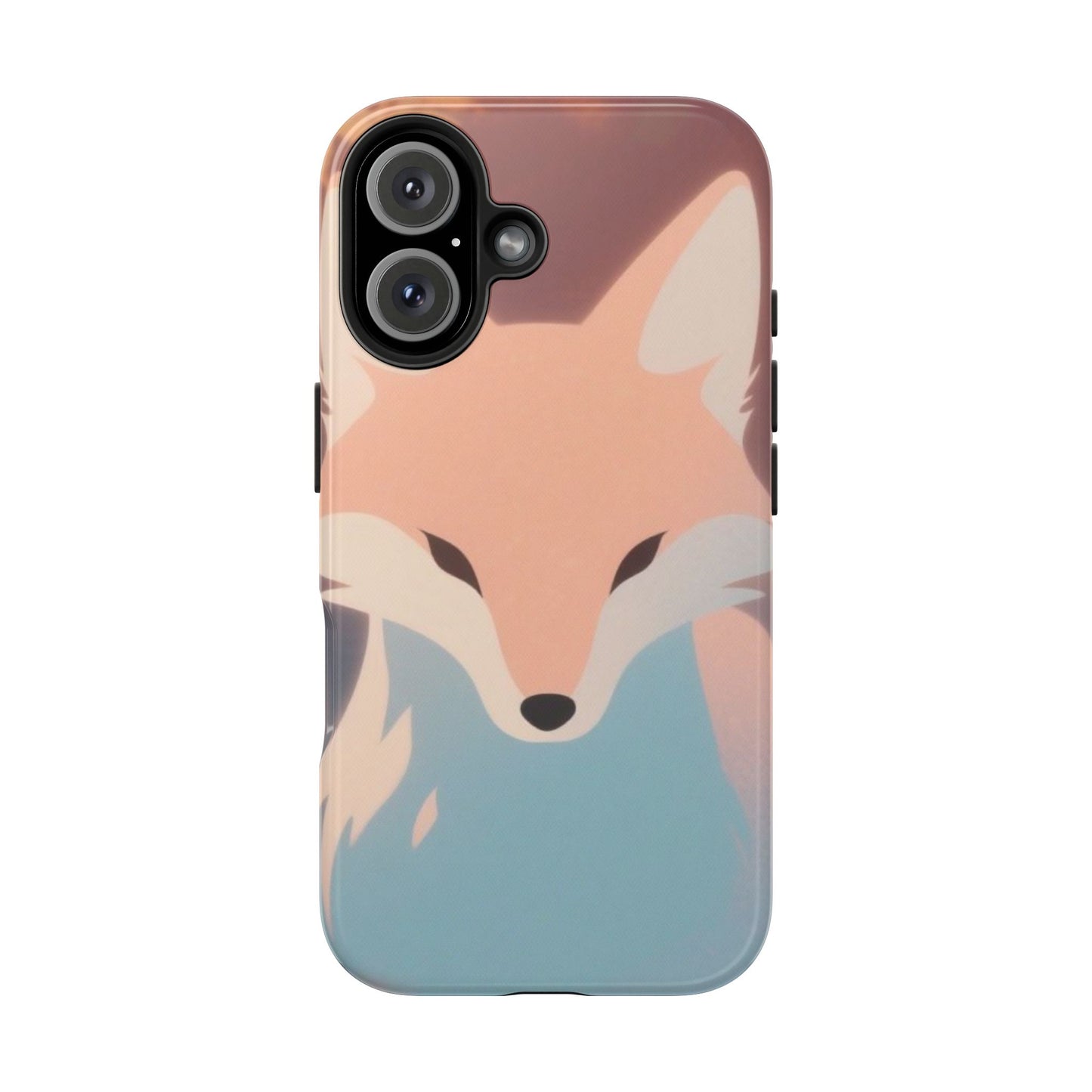 Fox Spirit Tough Phone Case — Cute Pastel Fox Protective Phone Cover - Eyrian