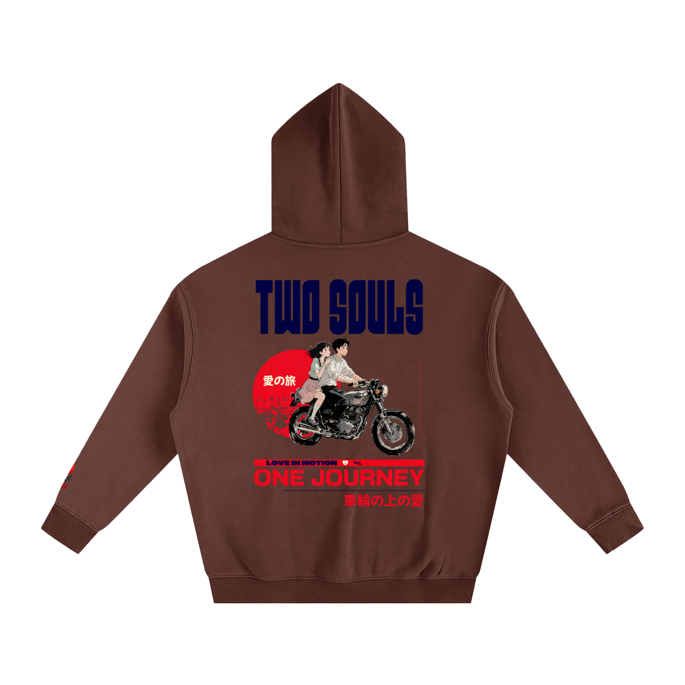 TobiBrand,Japanese,Anime,Motorcyle,couple hoodie,Two Souls,Gift for her,Gift for him