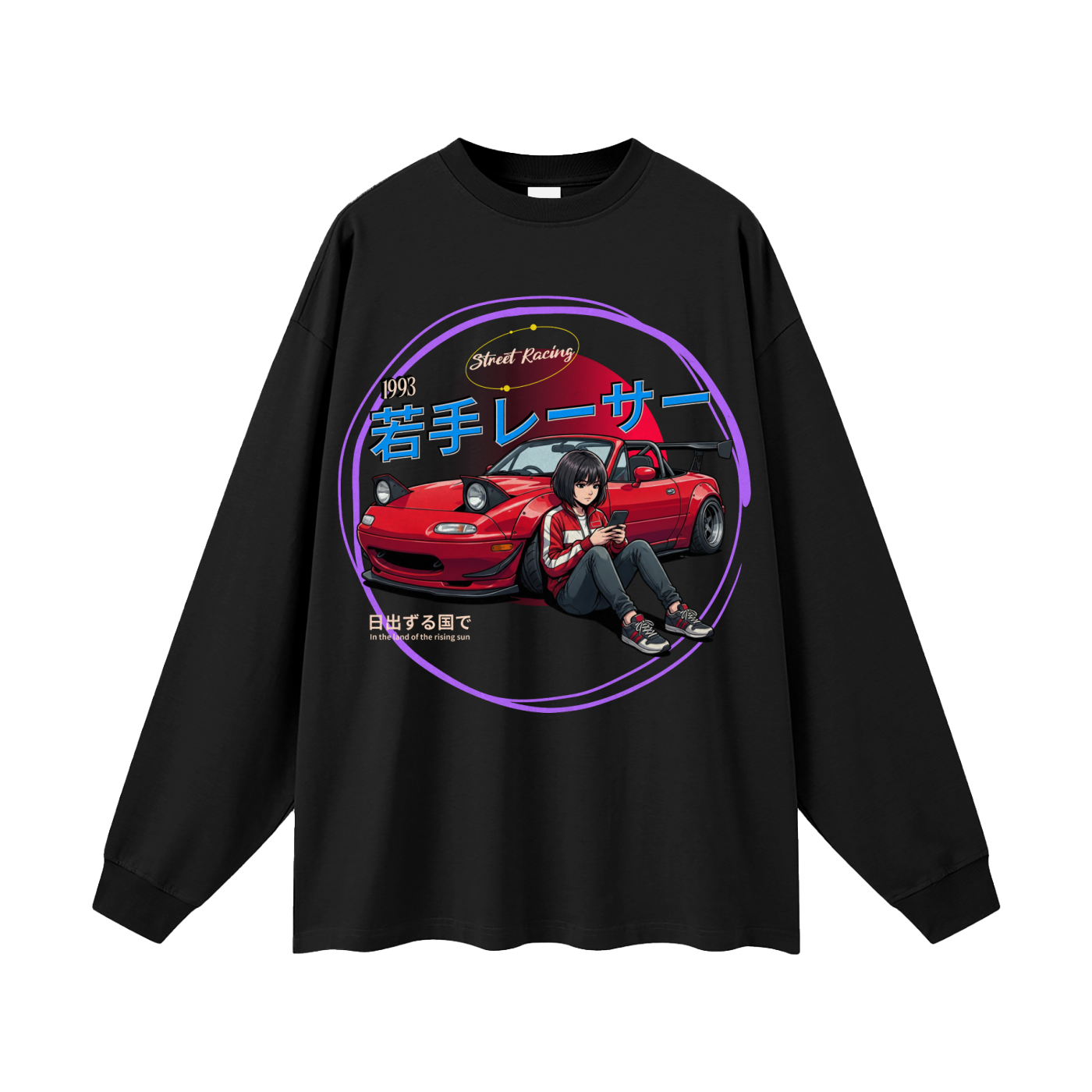 longsleeve,tobibrand,mazda,miata,jdm,japanese,anime,gift,unisex,cars