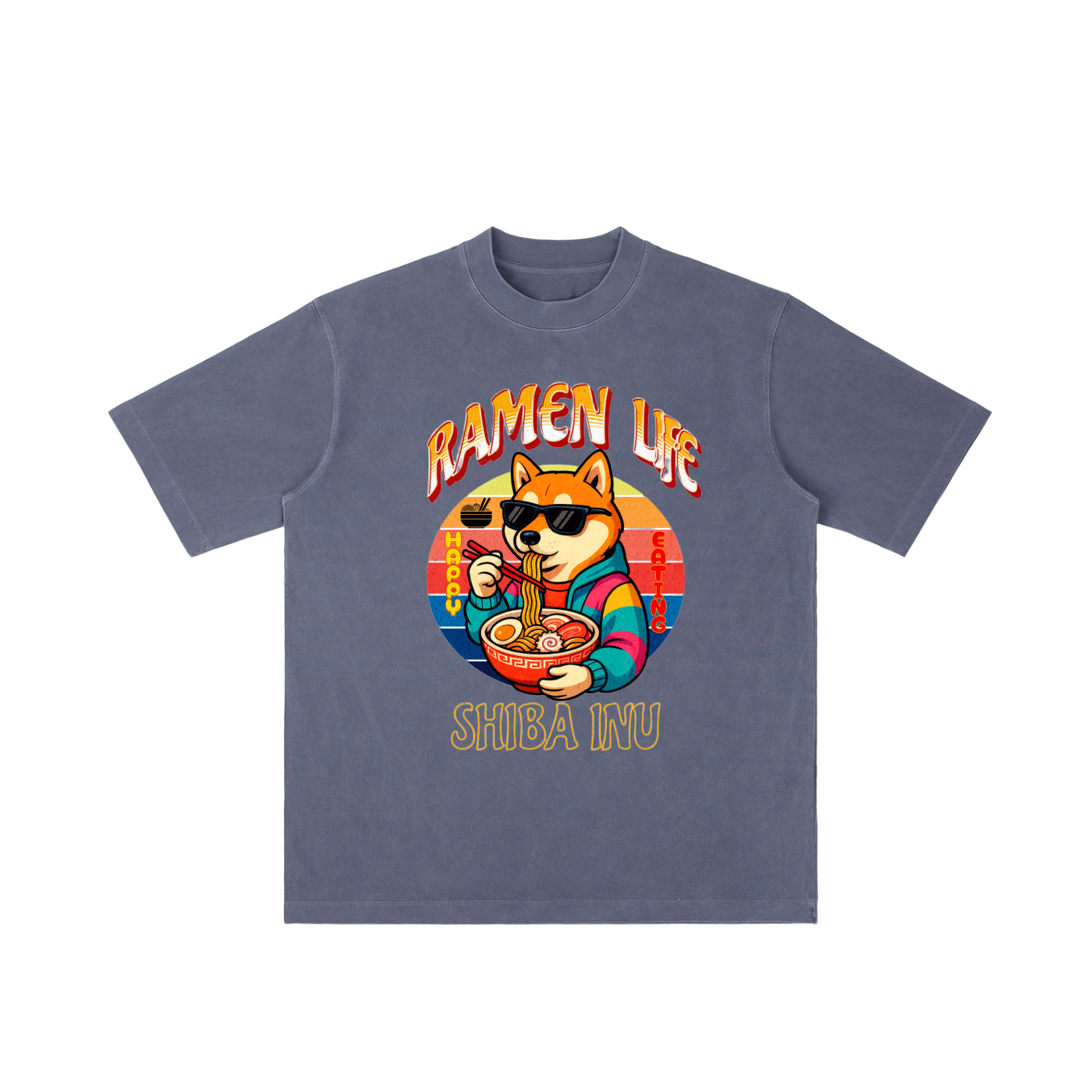 Japan,Ramen Lover,Shiba Inu,Japanese Culture,Tobi,T-Shirt,Funny Graphic Design,Cool T-Shirt