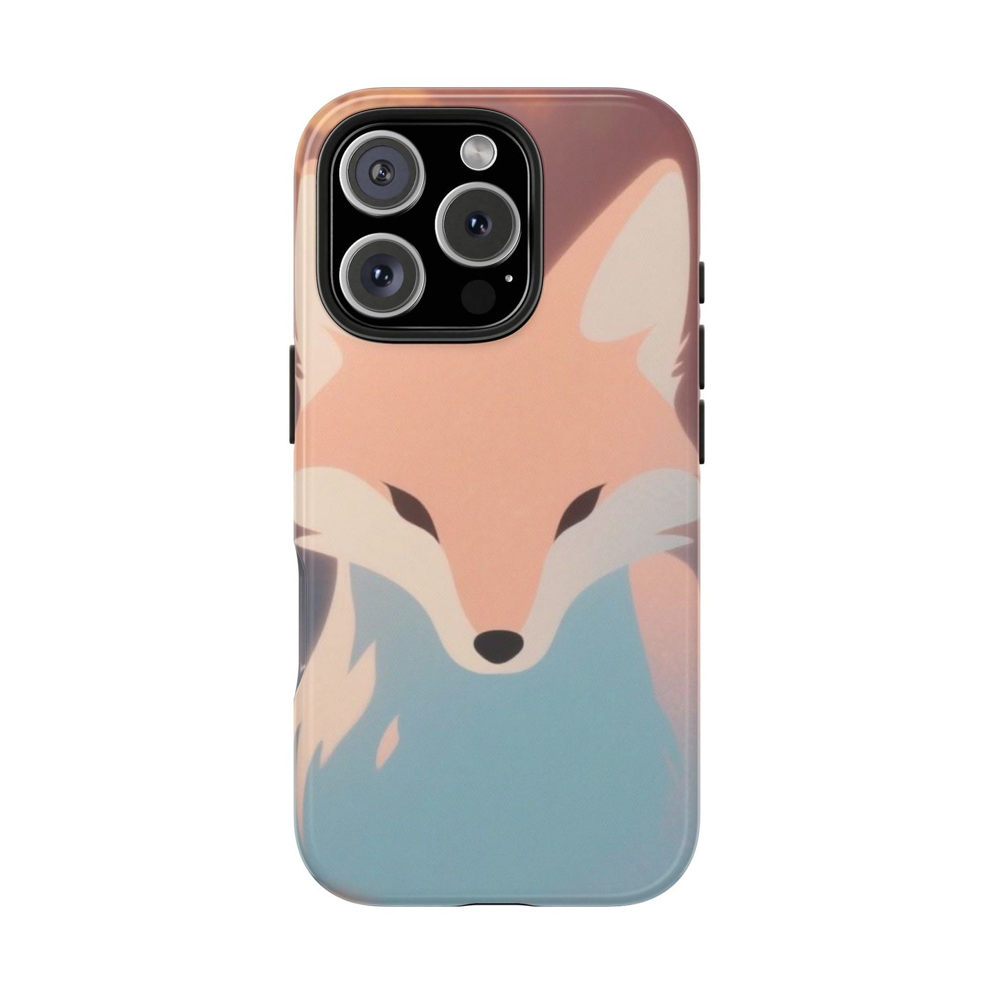 Fox Spirit Tough Phone Case — Cute Pastel Fox Protective Phone Cover - Eyrian