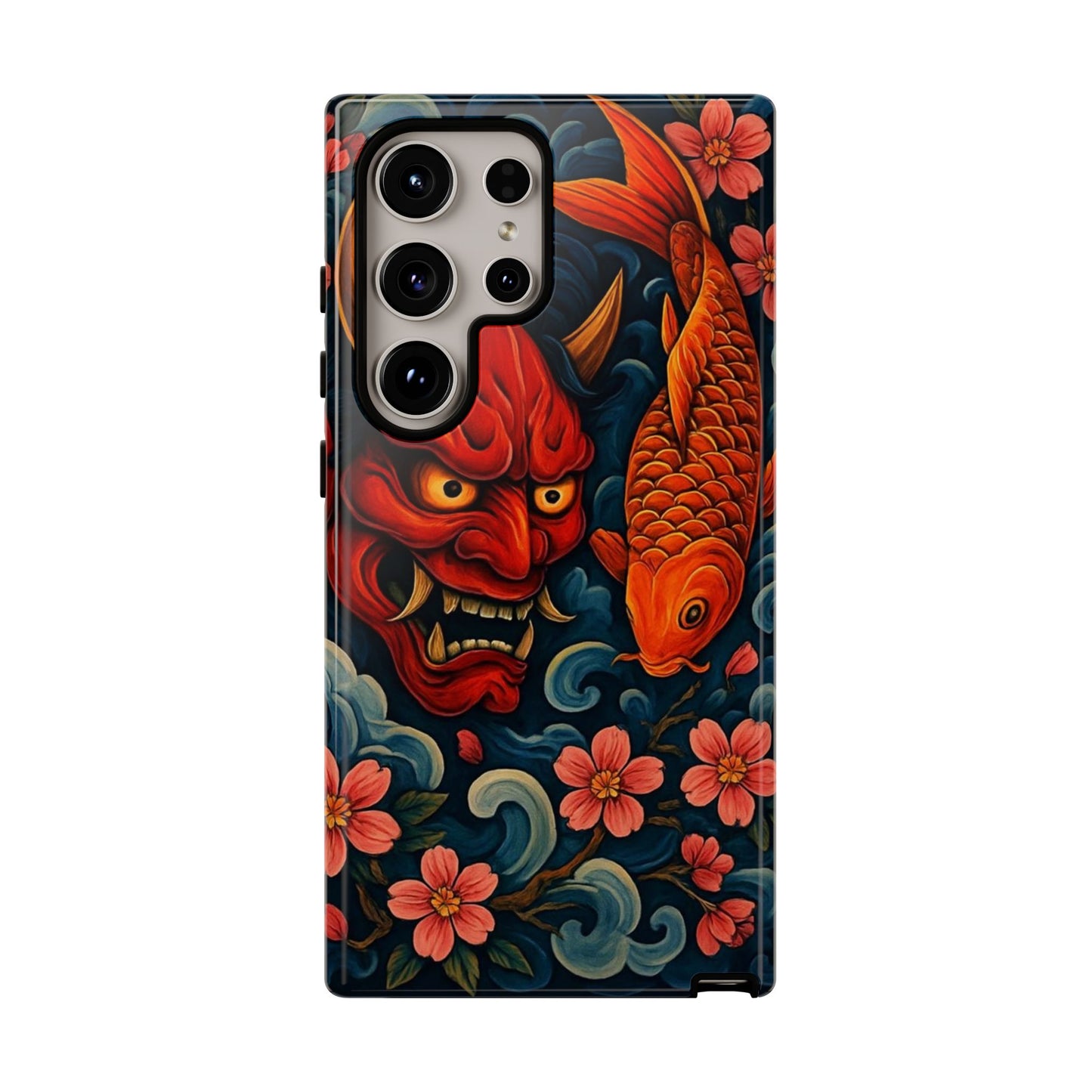 Koi & Oni Tough Phone Case — Protective Phone Cover - Eyrian