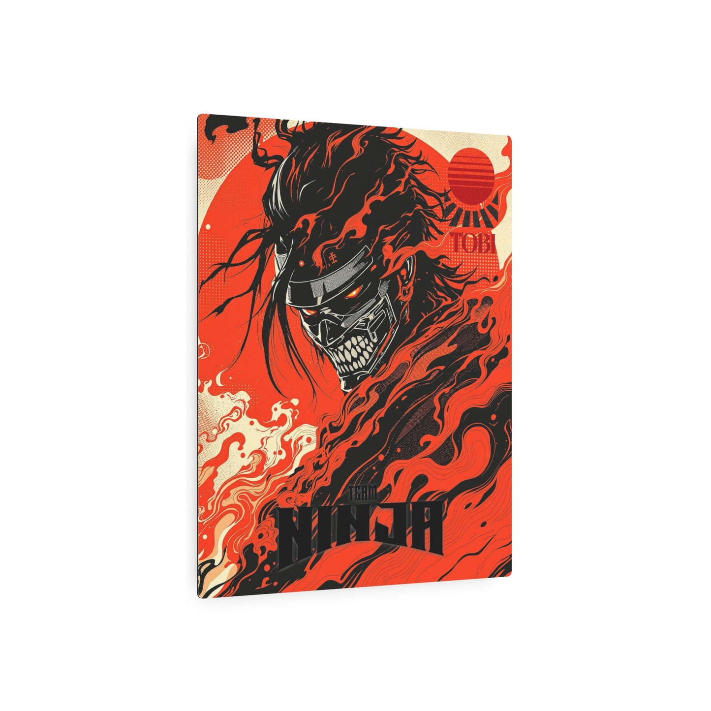 Team Ninja Metal Art Sign — Wall Decor for Gamers & Martial Arts Fans - Eyrian