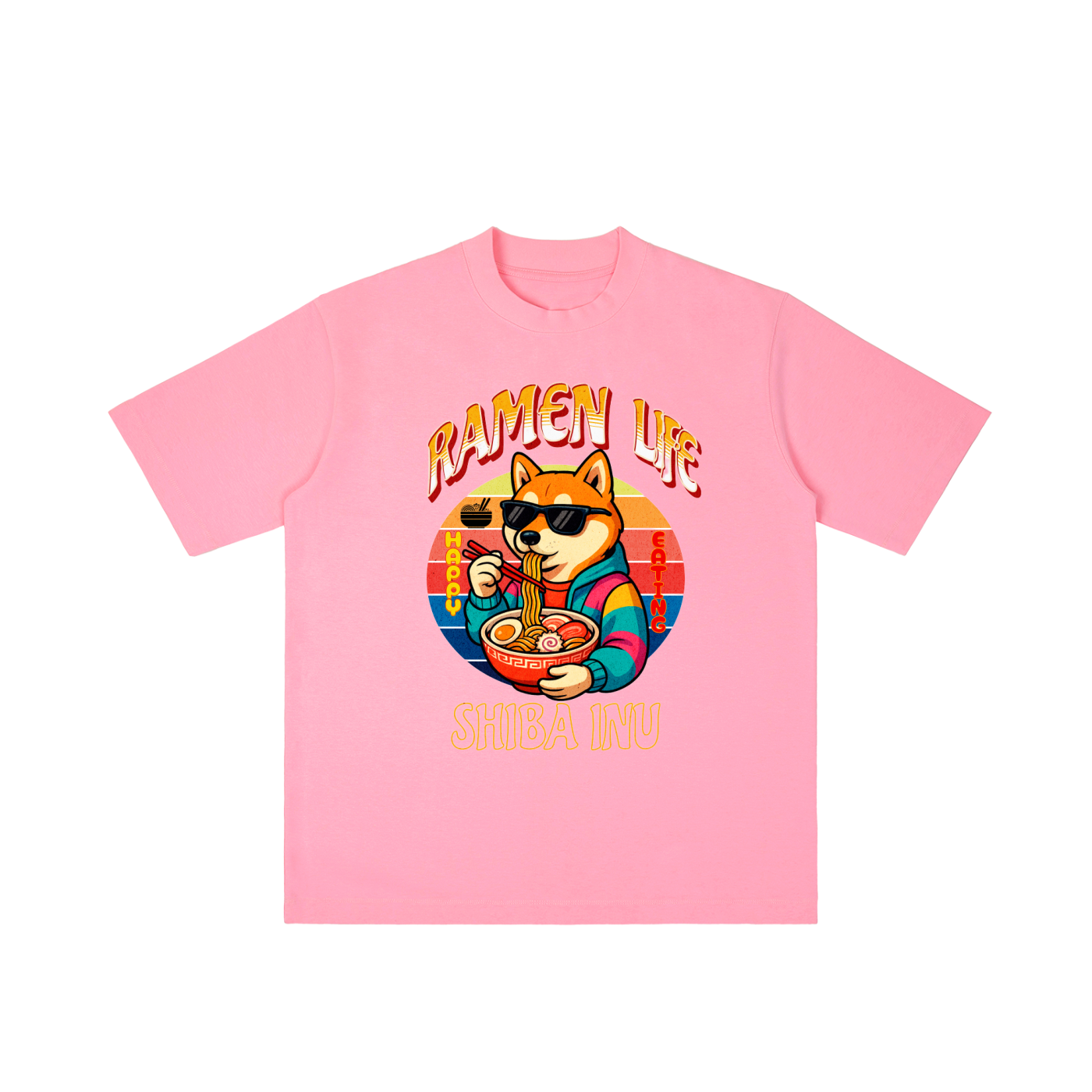 Japan,Ramen Lover,Shiba Inu,Japanese Culture,Tobi,T-Shirt,Funny Graphic Design,Cool T-Shirt
