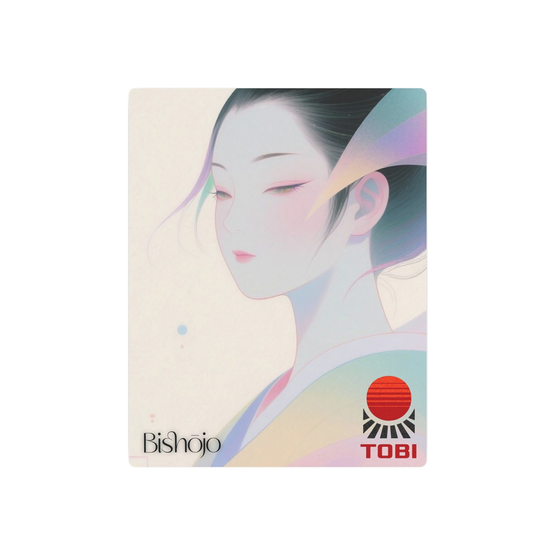 Metal Art Sign — Geisha Portrait Wall Art - Eyrian