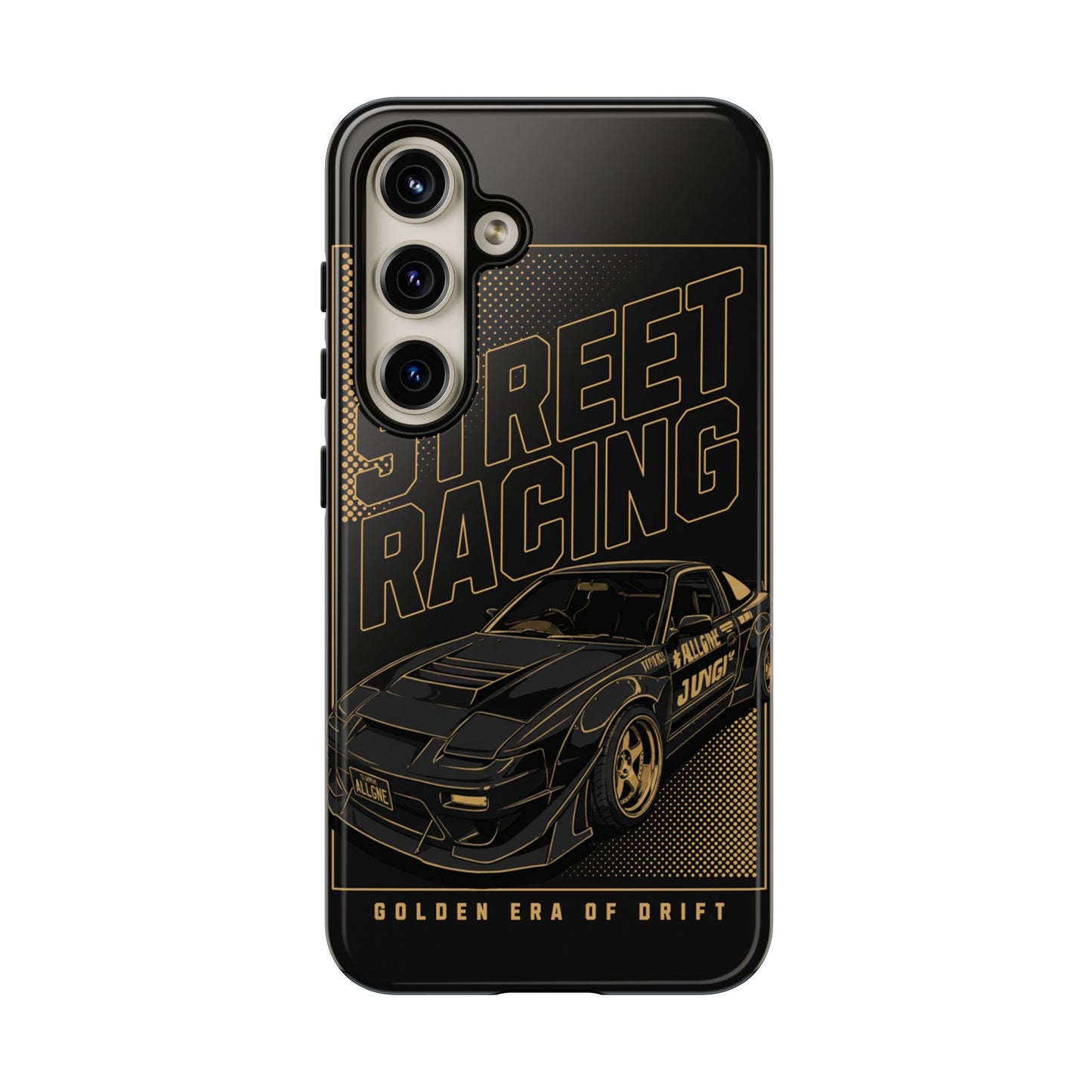 Street Racing Phone Case — Golden Era of Drift Car Protective Cover